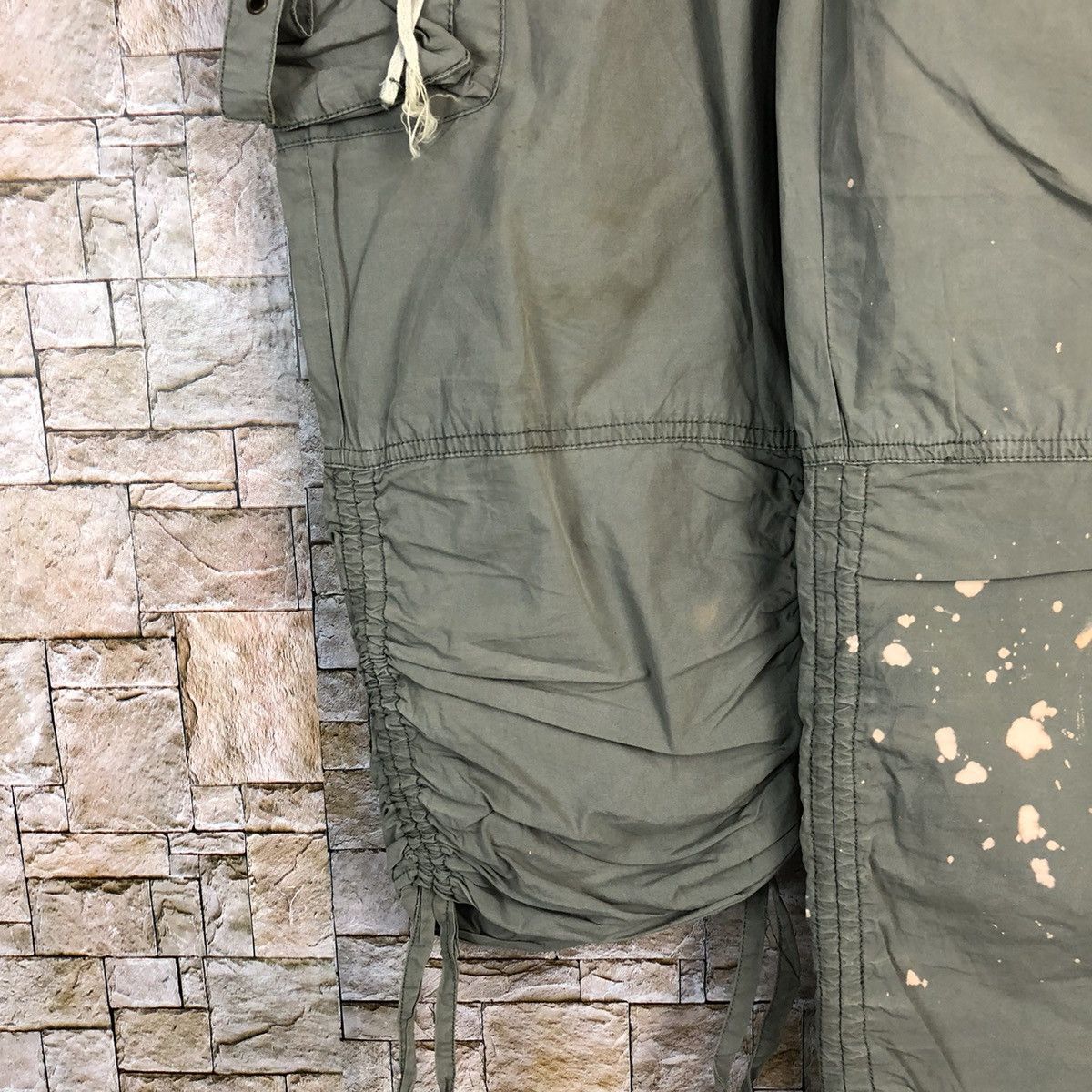 Japanese Brand Pinky Girl Green Cropped spring cargo Pants #A743 Size 29" - 11 Thumbnail