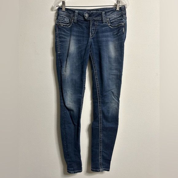 Silver Jeans Co. Silver Jeans Tuesday Skinny Size 27" / US 4 / IT 40 - 1 Thumbnail