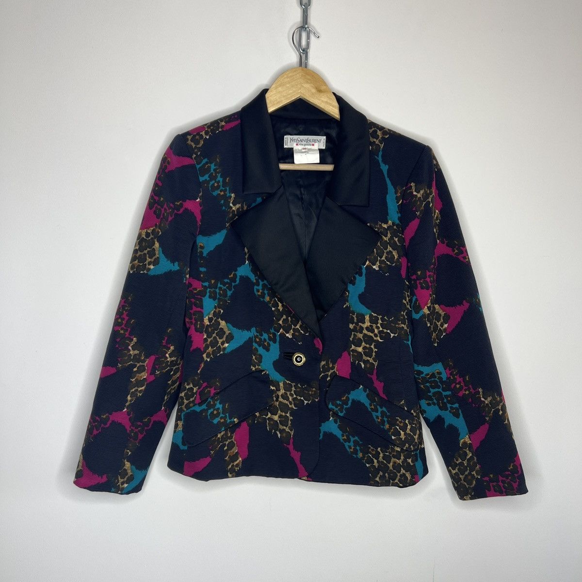 Saint Laurent Paris Yves Saint Laurent Paris YSL Vintage Blazer Jacket Wool 90s Size S / US 4 / IT 40 - 1 Thumbnail