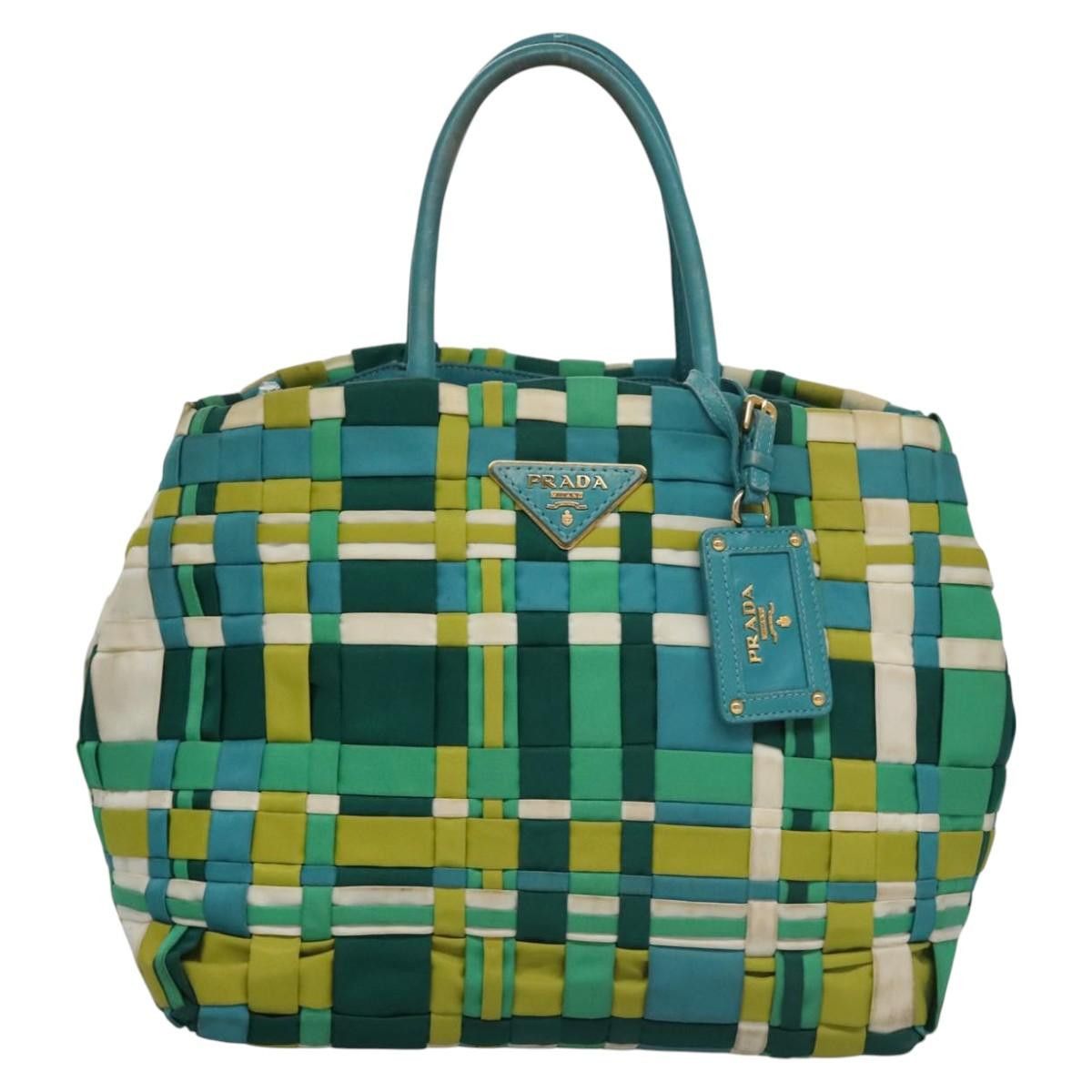Prada PRADA Hand Bag Nylon Green Size ONE SIZE - 13 Thumbnail