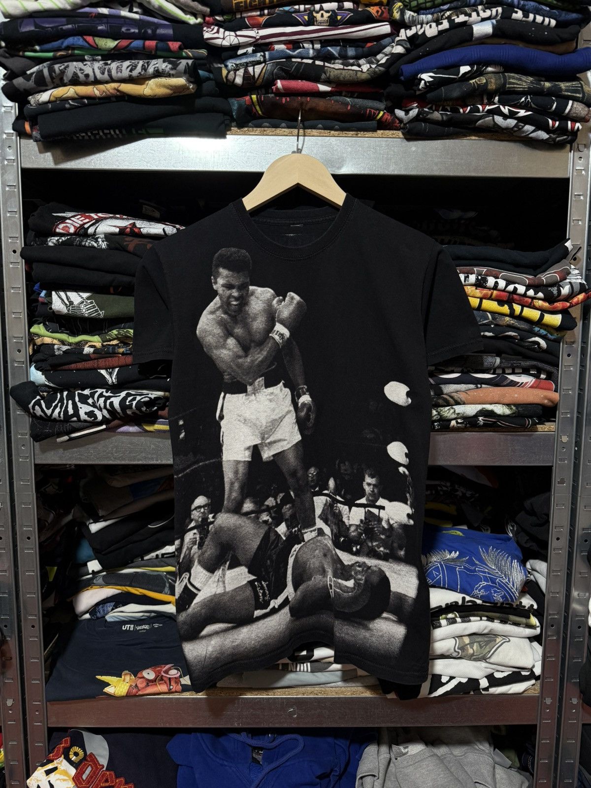 Vintage Vintage Muhammad Ali VS Sonny Liston Knockout Boxing T-Shirt Size US XS / EU 42 / 0 - 1 Thumbnail
