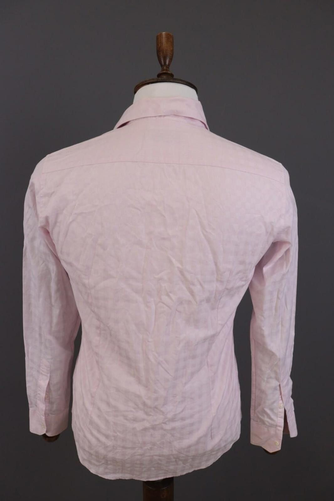 Designer Balmain Paris Pink Printed Button Down Shirt Size S Size US S / EU 44-46 / 1 - 10 Thumbnail