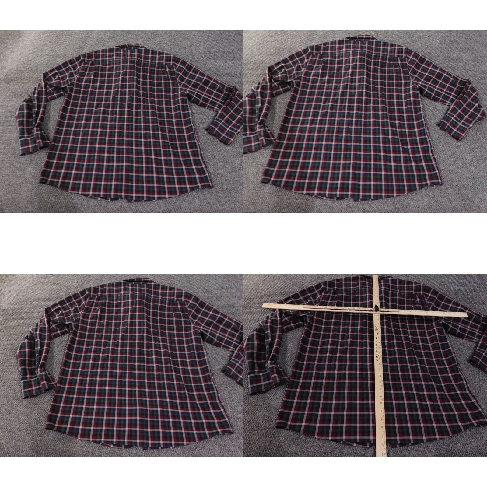 Southern Tide Southern Tide Shirt Mens XL Plaid Button-Down Classic Fit Blue Red Embroidered Fish Pocket Long Sleeve Button-Up Casual Preppy Size US XL / EU 56 / 4 - 8 Thumbnail