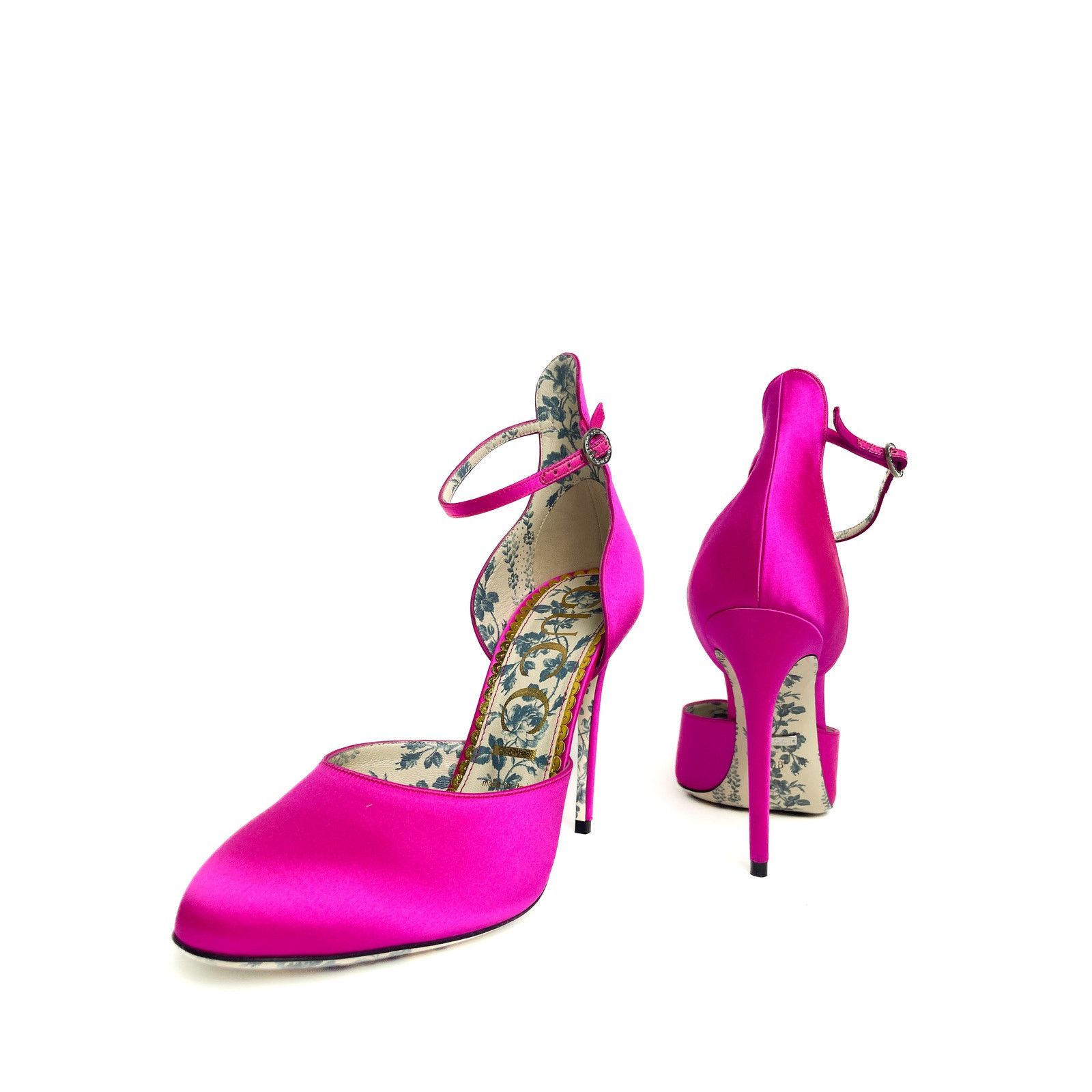 Gucci Neon Pink Heels Size US 8 / IT 38 - 3 Thumbnail