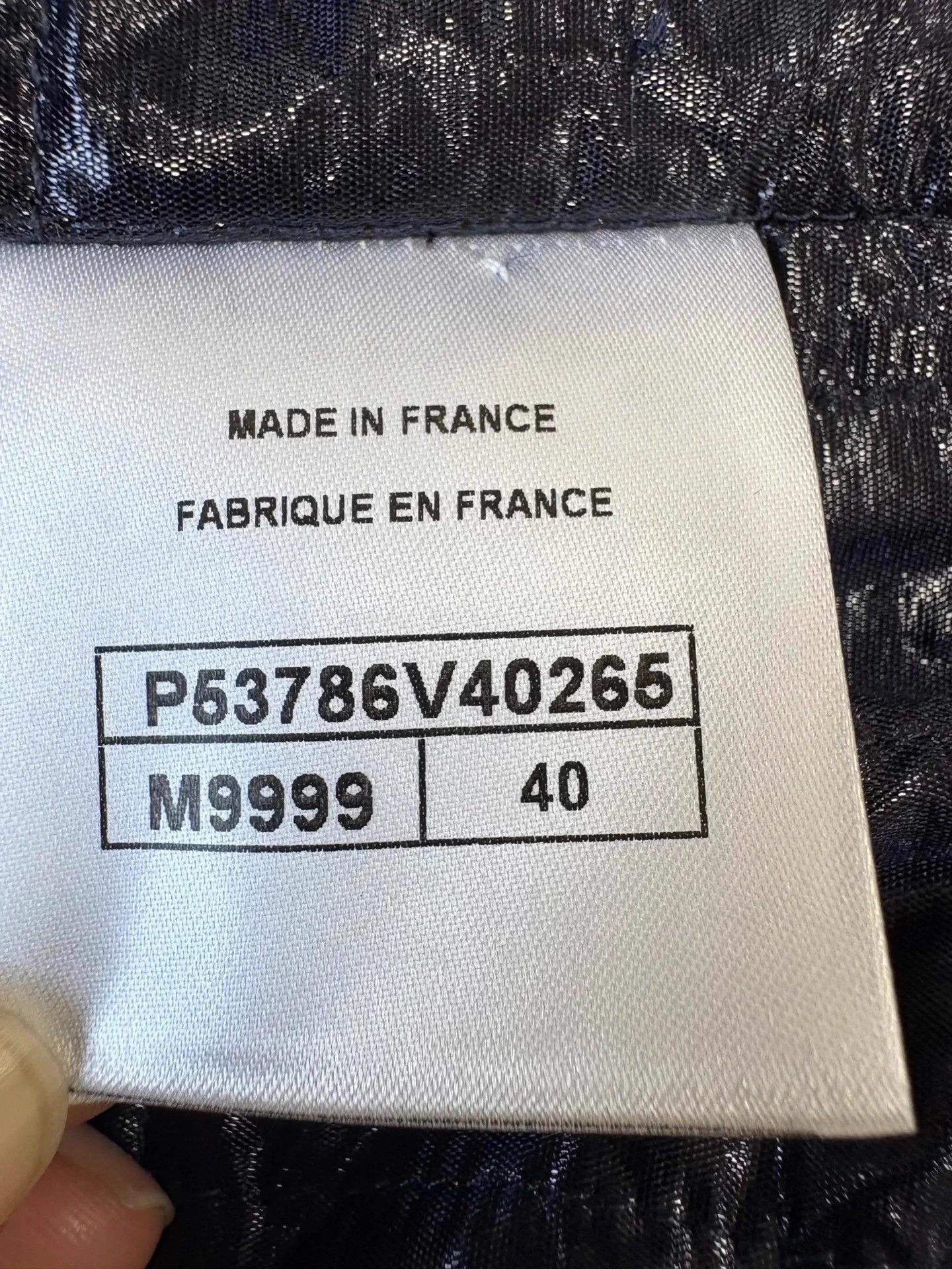 Chanel Chanel 16S B&W Check Crewneck Knit Jacket 40 Size M / US 6-8 / IT 42-44 - 8 Thumbnail