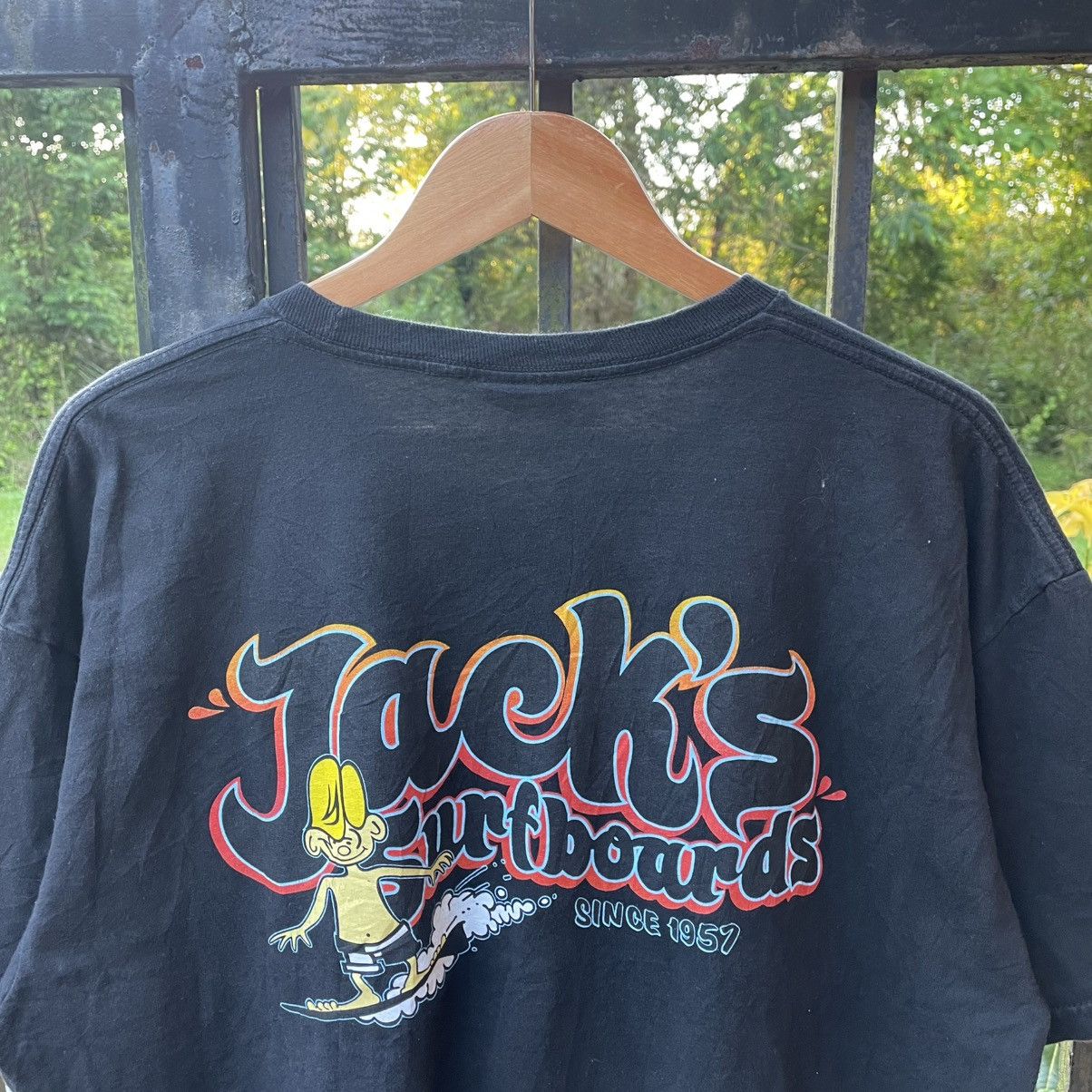 Vintage 🔥Vintage 90s Jacks Surfboards Big Logo Surfing Skate Tee Size US XL / EU 56 / 4 - 6 Thumbnail