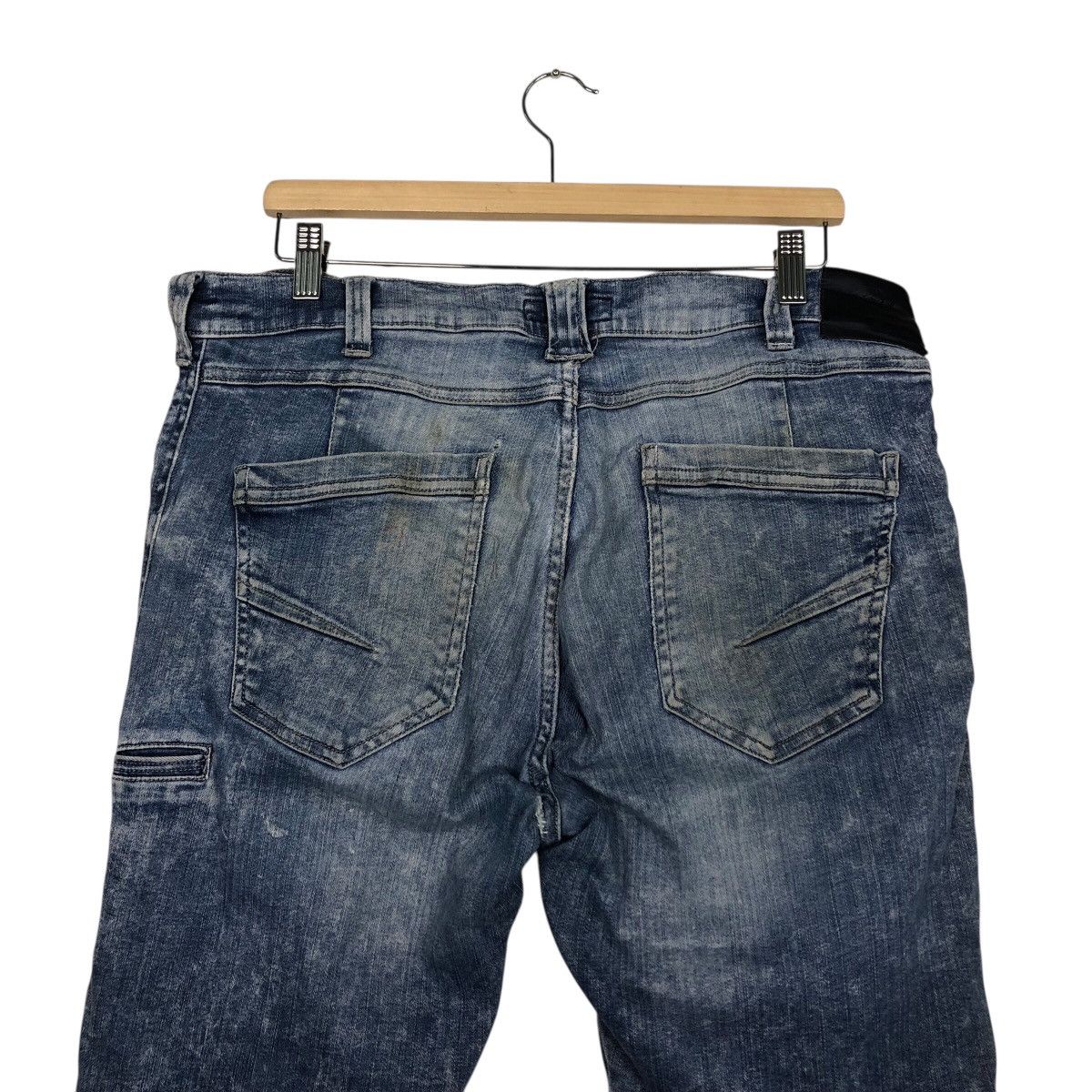 Japanese Brand G.G Archive Distressed Biker Jeans – Rare Japan Denim Size US 34 / EU 50 - 10 Thumbnail
