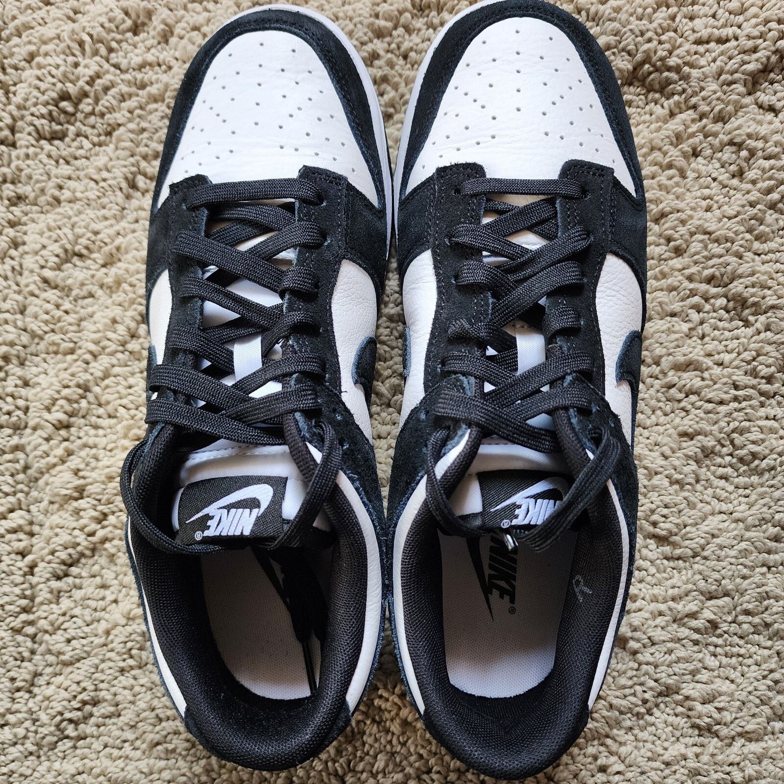 Nike Nike Dunk Low SE Suede Panda Brand New Sz 9.5 Size US 9.5 / EU 42-43 - 5 Thumbnail