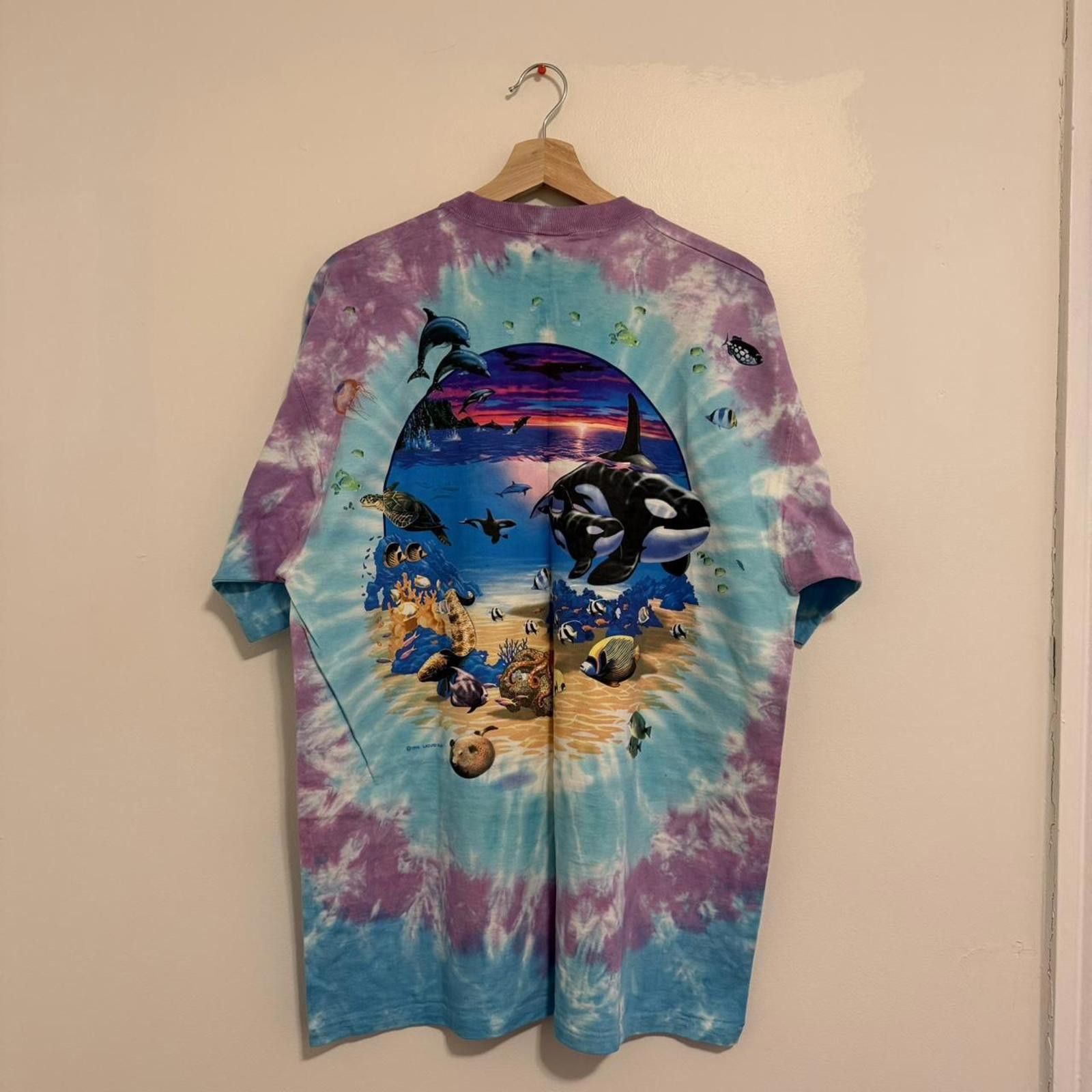 Liquid Blue Vintage aquatic harmony liquid blue t shirt 1995 XL AOP Size US XL / EU 56 / 4 - 3 Thumbnail