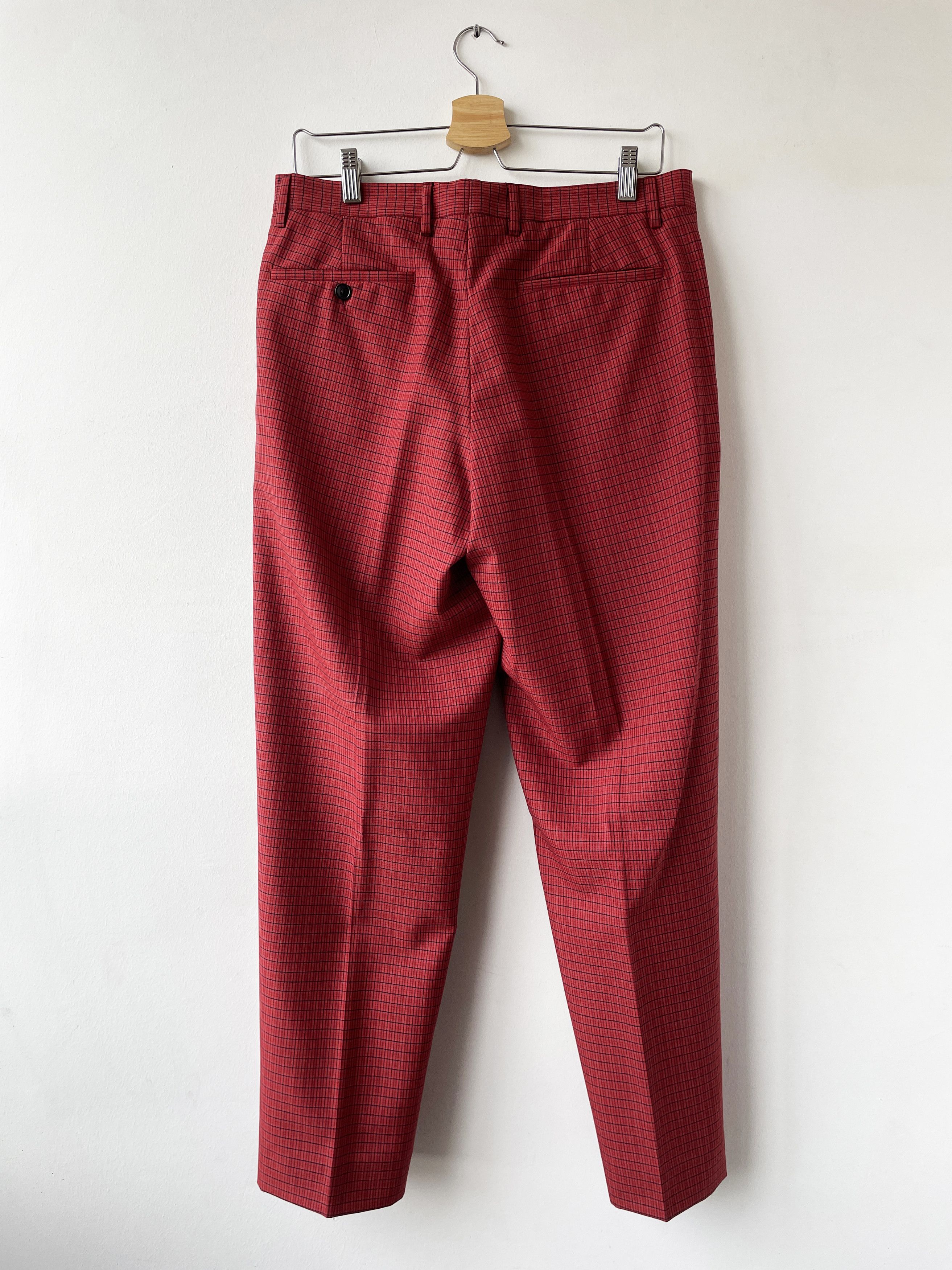 Supreme SS19 red plaid suit Size 38R - 8 Thumbnail