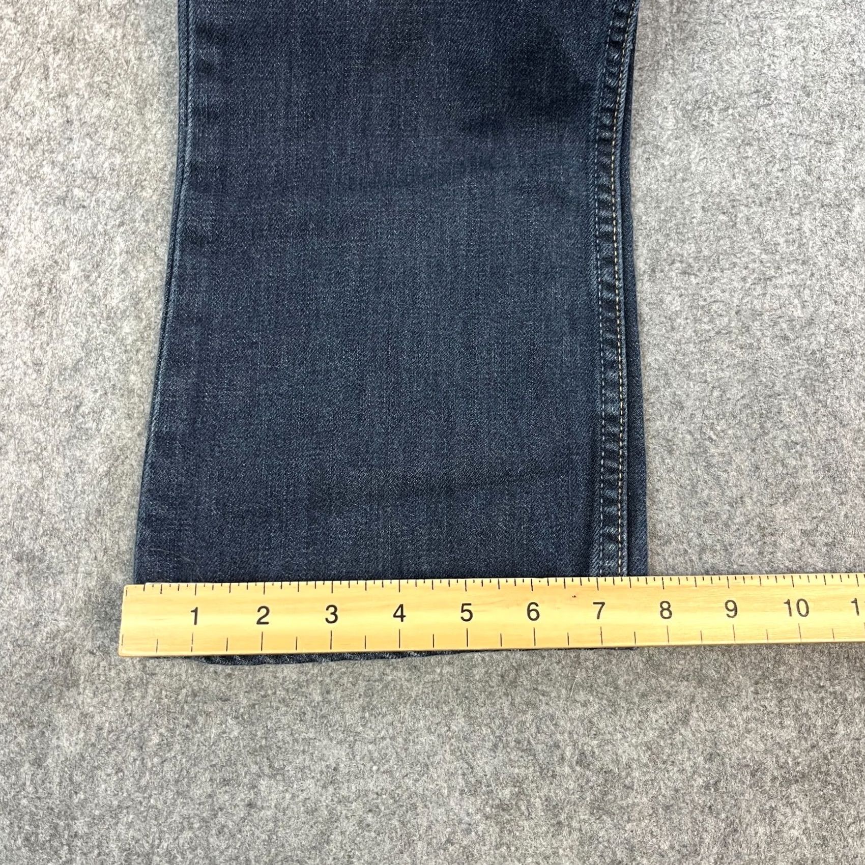 Levi's VINTAGE Levi's Jeans Regular Bootcut 27 28 UK 8 Dark Blue Indigo Raw Neppy Denim Jeans Womens Levi's 535 Size 30" / US 8 / IT 44 - 3 Thumbnail