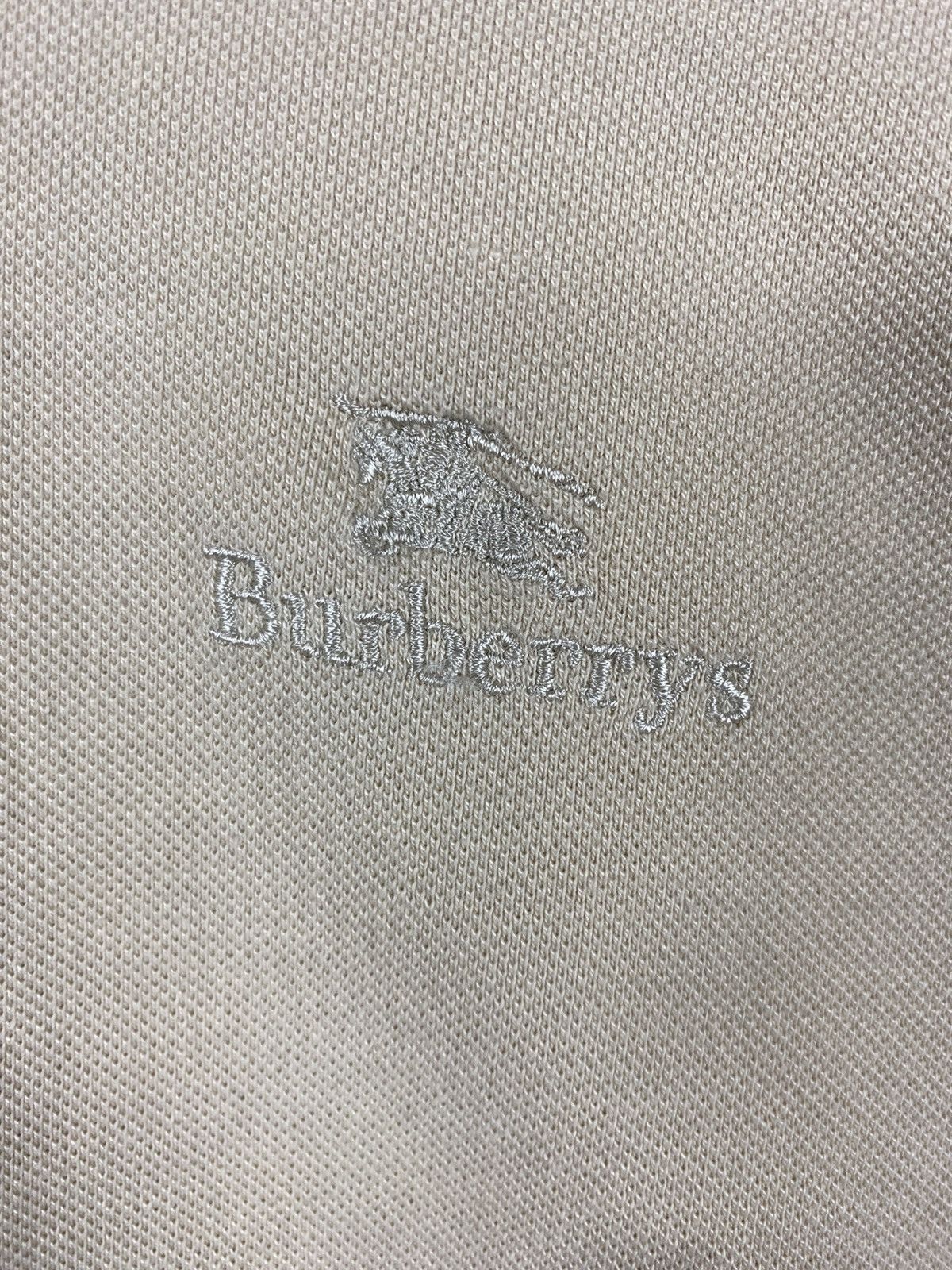 Burberry Vintage Burberrys Small Logo Embroidery Long Sleeve Size US M / EU 48-50 / 2 - 2 Thumbnail