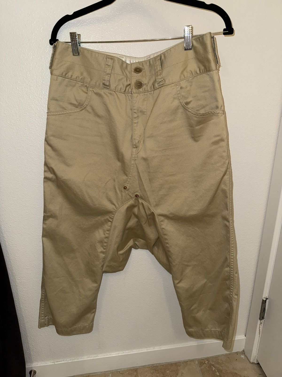 Comme des Garcons Dropped Crotch Long Shorts Size US 32 / EU 48 - 1 Thumbnail