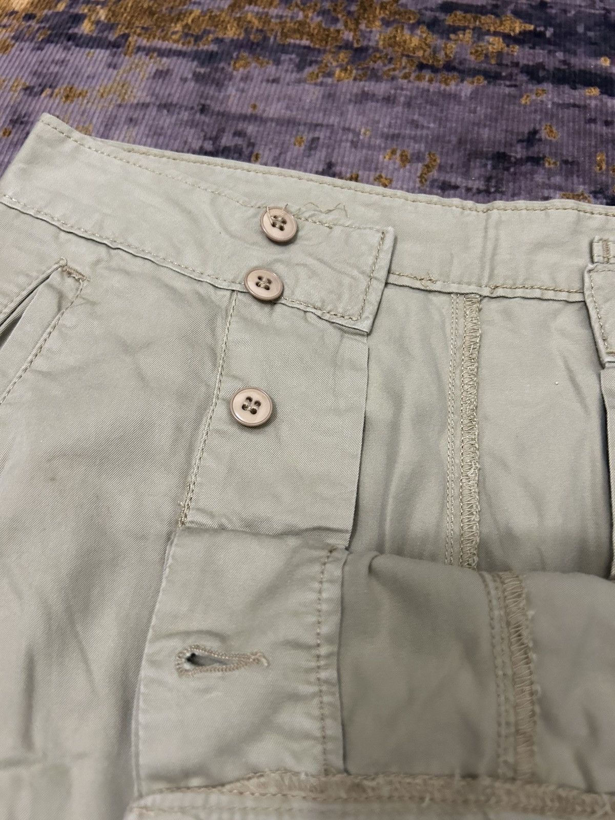Zucca zucca travail open button front rise shortpans Size US 29 - 9 Thumbnail