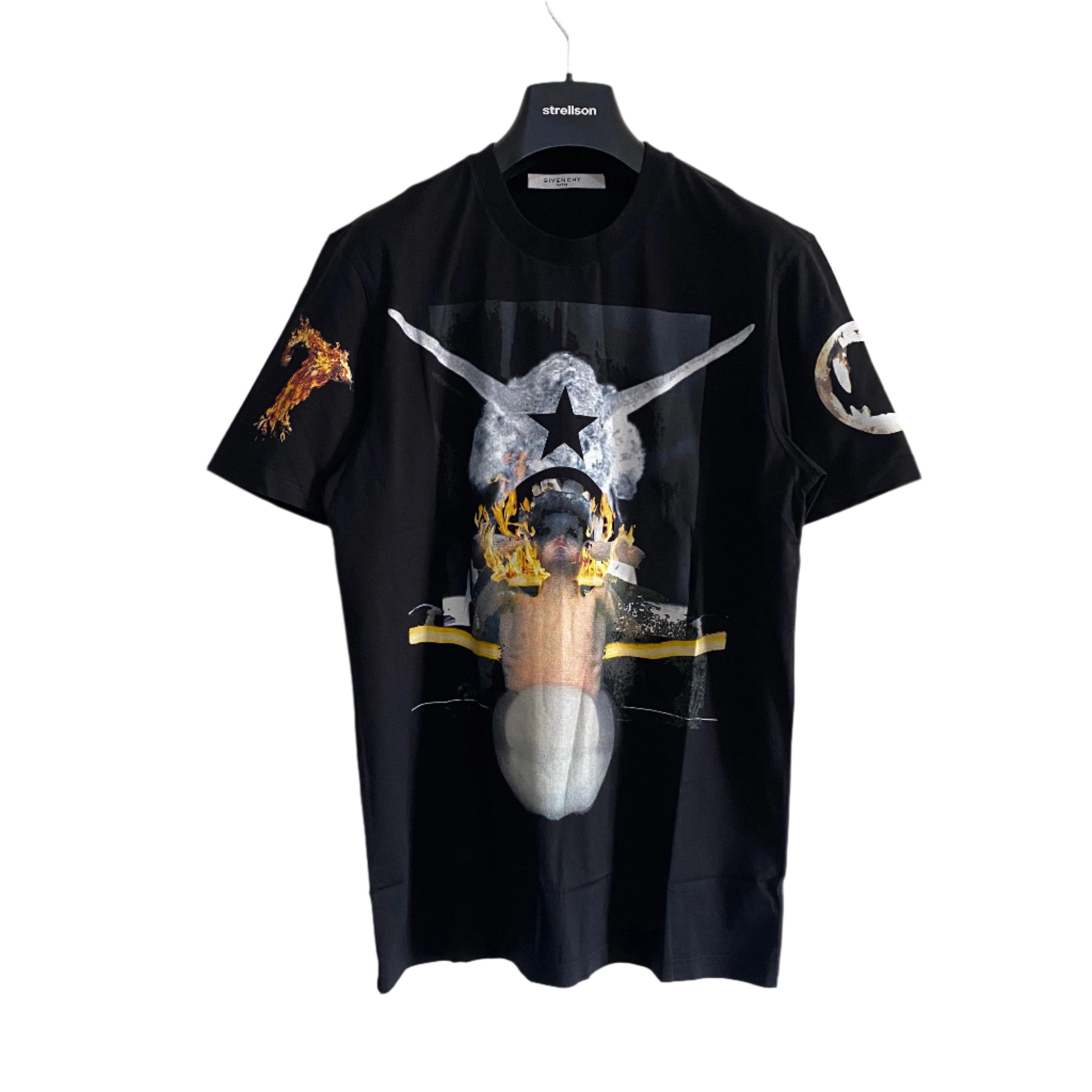 Givenchy Black Voodoo Doll Print T-Shirt Size US M / EU 48-50 / 2 - 1 Thumbnail