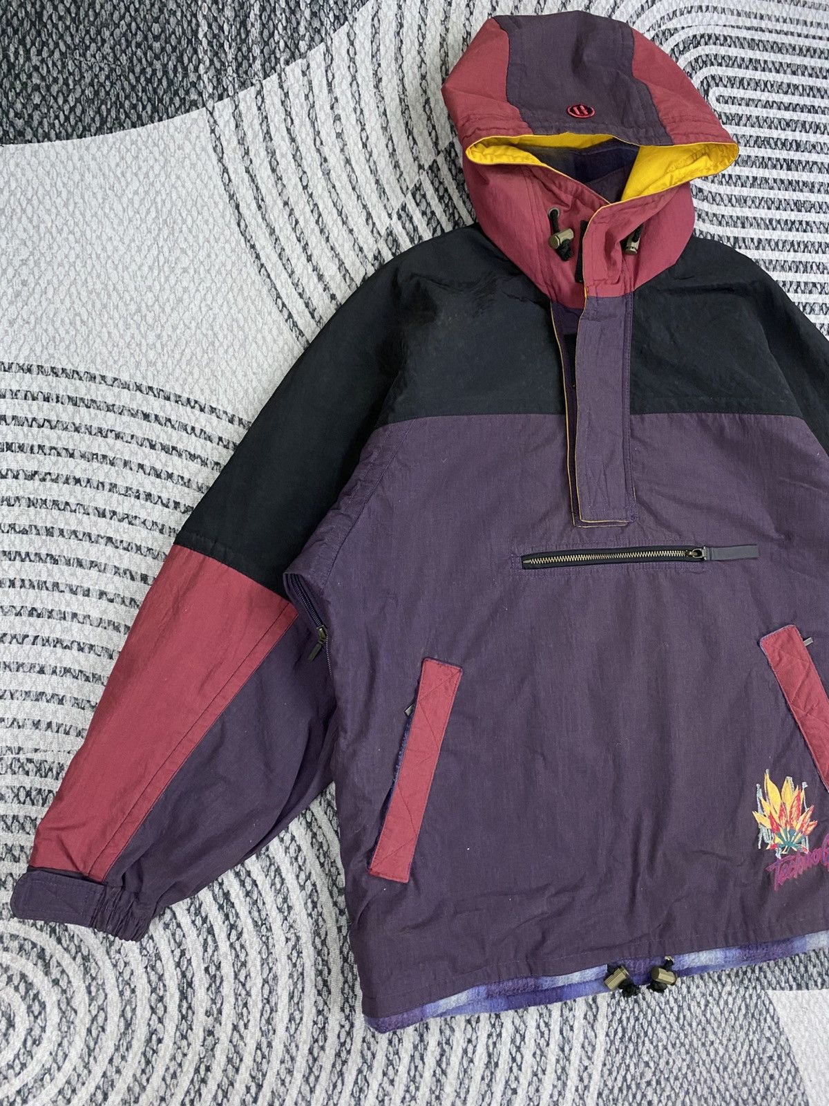 Descente Vtg 90s Descente Technogear Color Block Ski Anorak Jacket Size US XL / EU 56 / 4 - 3 Thumbnail