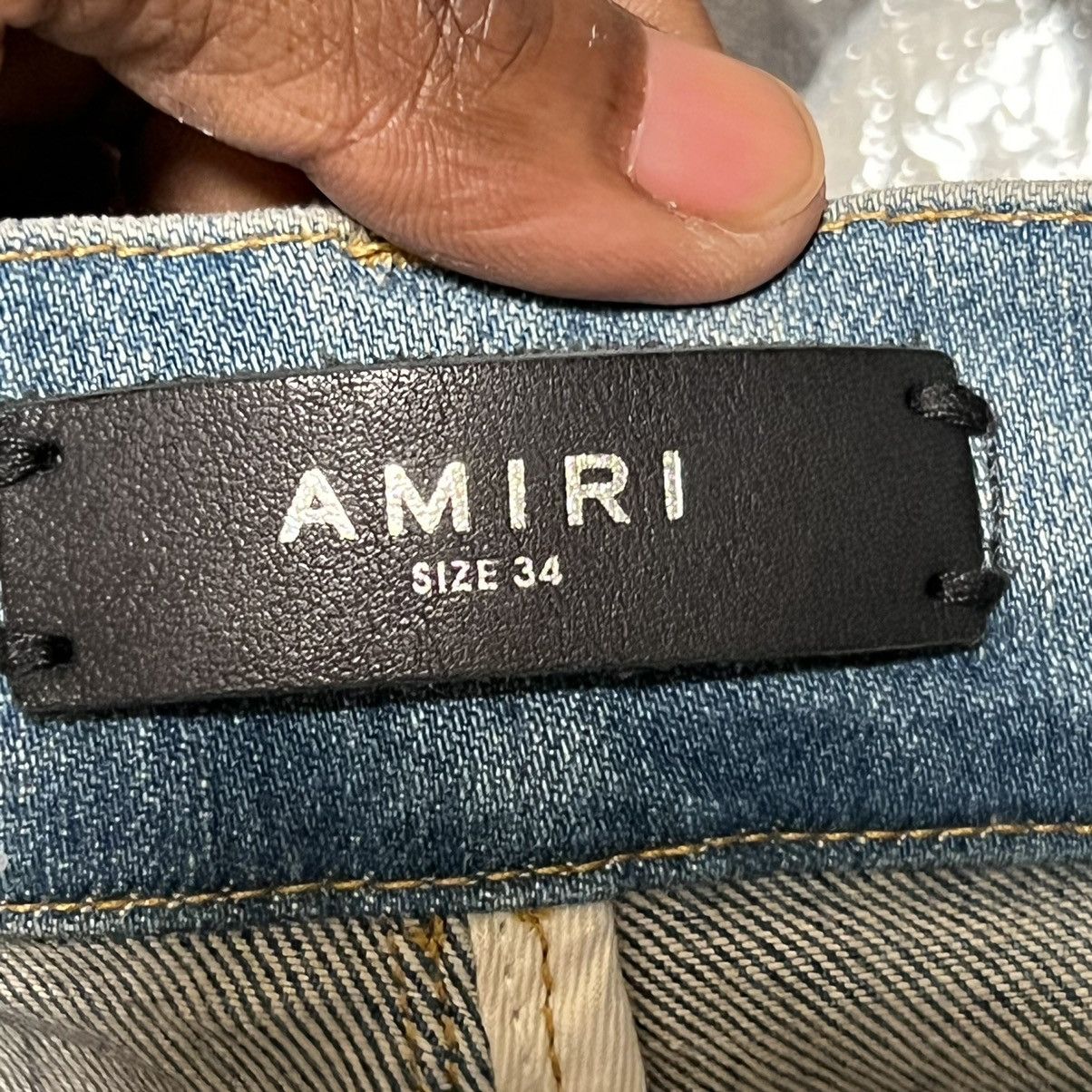 Amiri Amiri Flannel Core Logo Jeans Clay Indigo Size US 34 / EU 50 - 8 Thumbnail