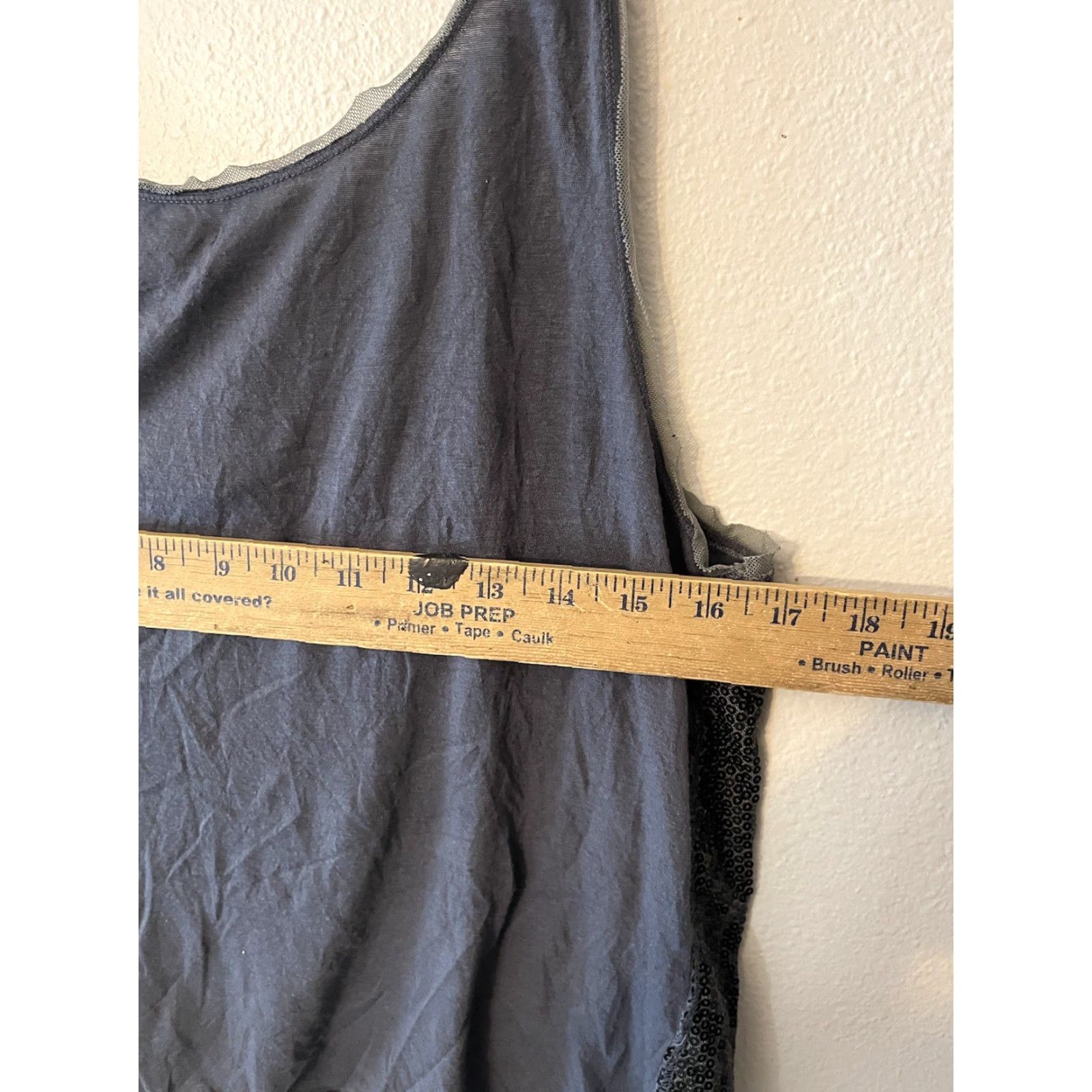 American Eagle Outfitters Womens XL Sequins Tank Top Gray American Eagle Tank Top Size XL / US 12-14 / IT 48-50 - 5 Thumbnail