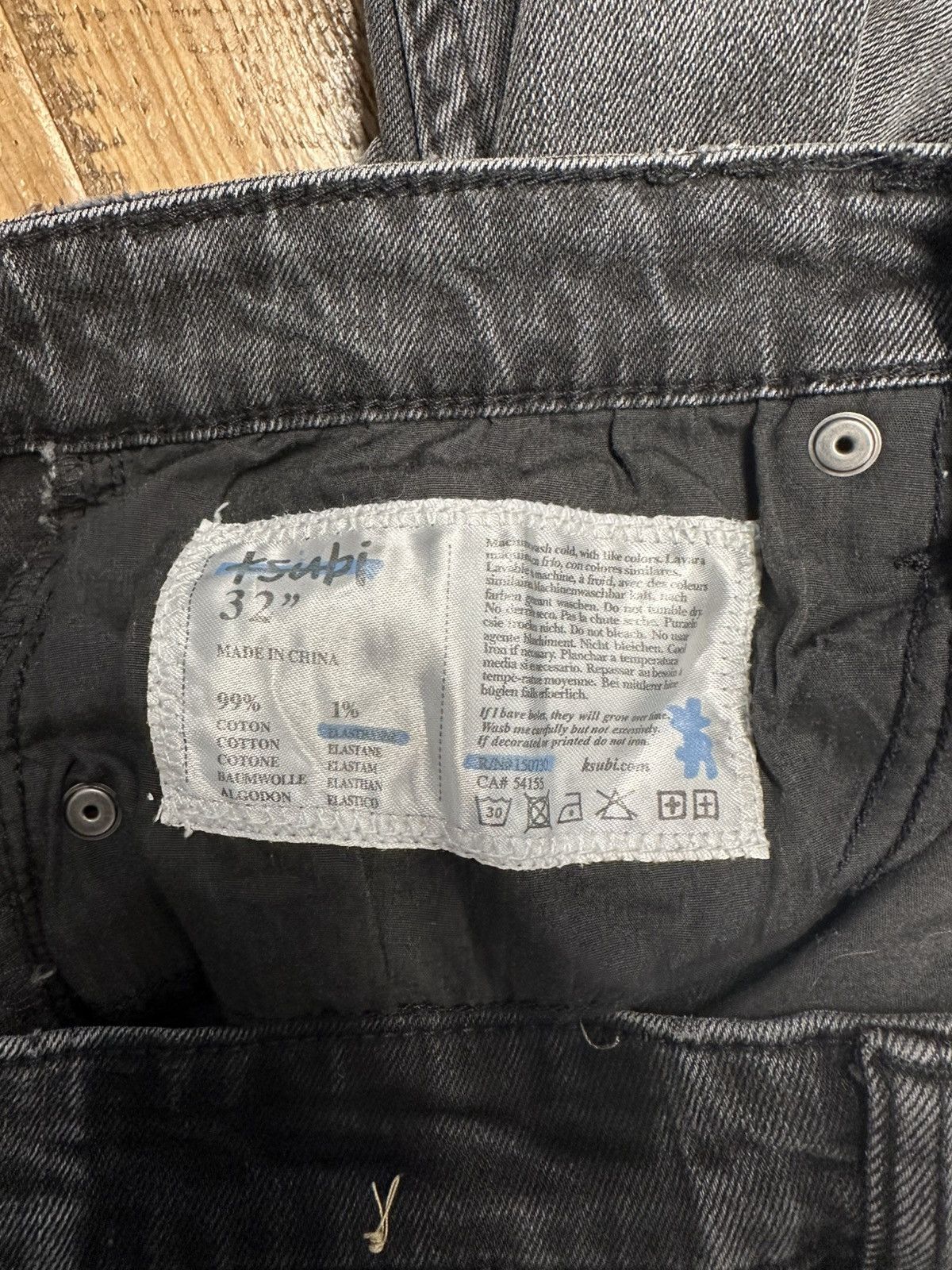 Ksubi Ksubi Black Gray Patched Denim Jeans Size 32 Size US 32 / EU 48 - 5 Thumbnail