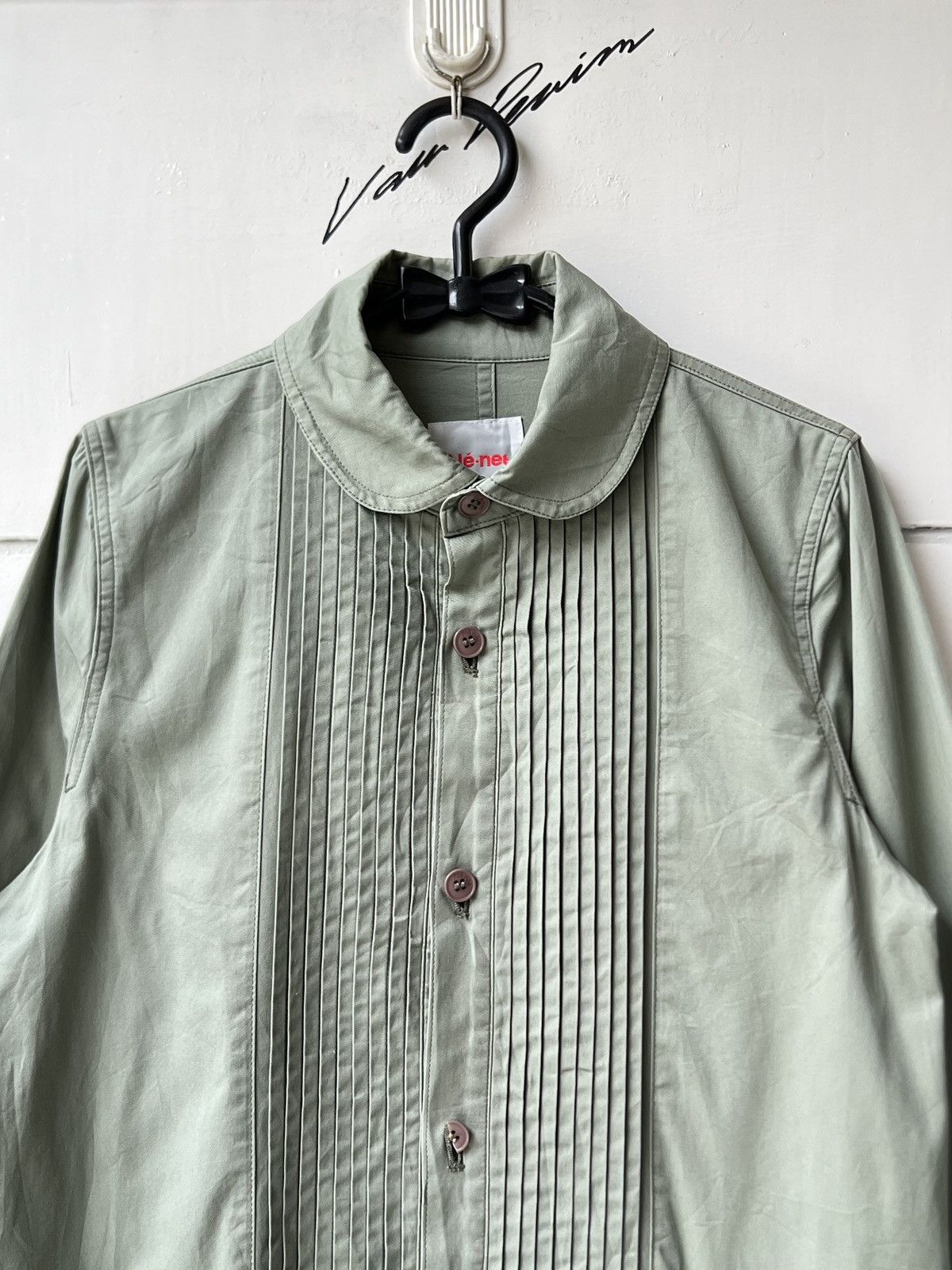 Ne-Net NE-NET Issey miyake Green Shirt Size US S / EU 44-46 / 1 - 12 Thumbnail