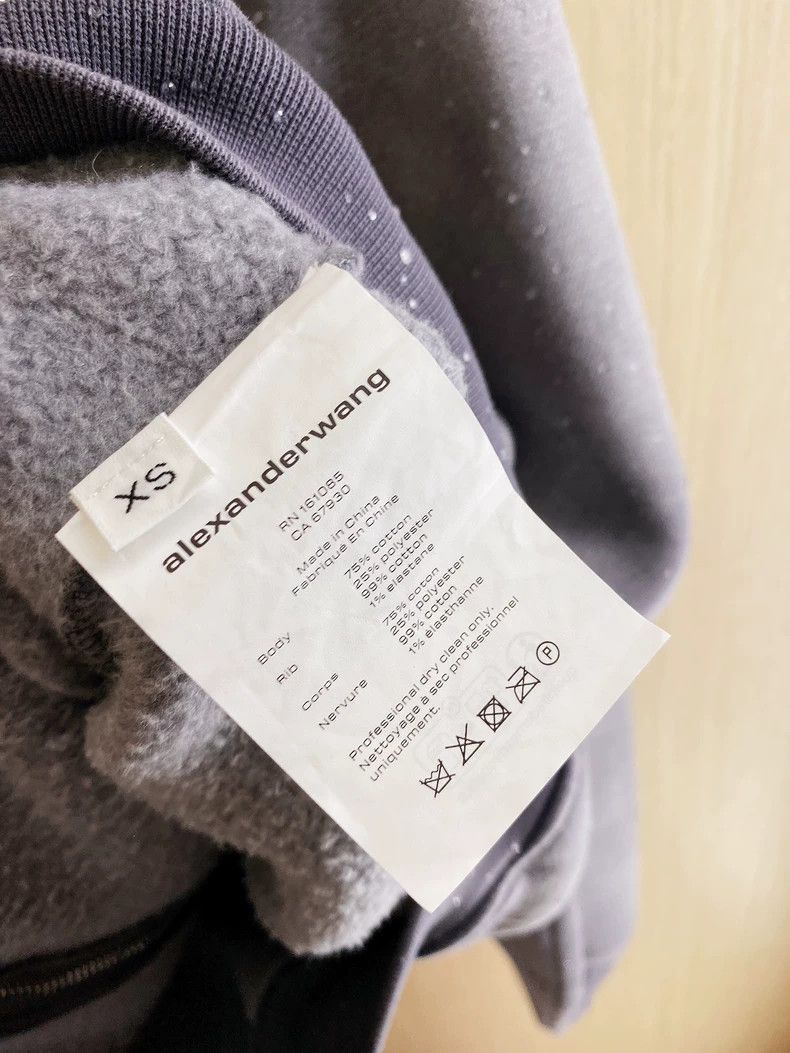 Alexander Wang Alexandre Wang Zip-Up Hoodie- Size XS / US 0-2 / IT 36-38 - 5 Thumbnail