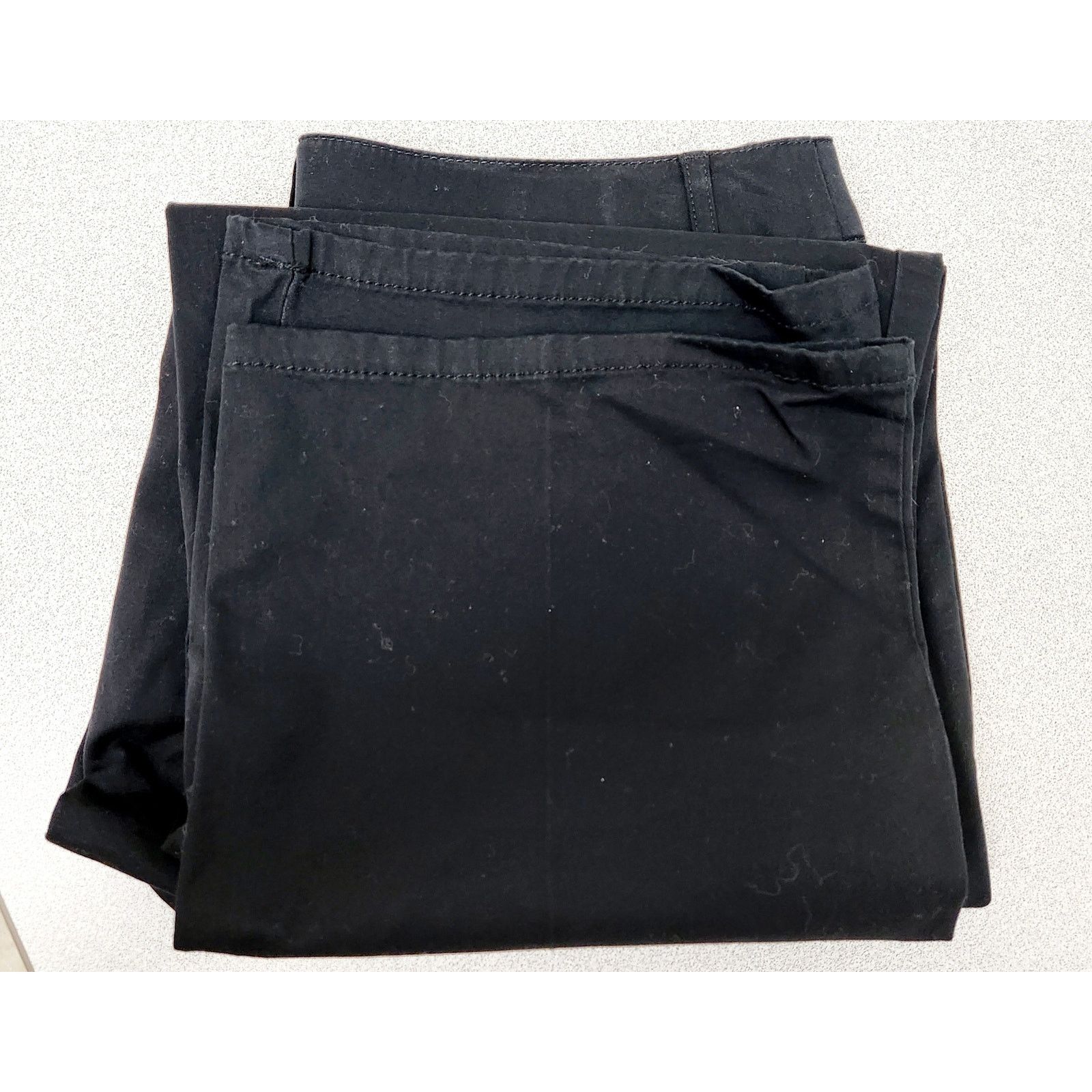 Other Croft & Barrow Black Flat Front Slashed Pockets Pants 12 Size 34" / US 12 / IT 48 - 5 Thumbnail
