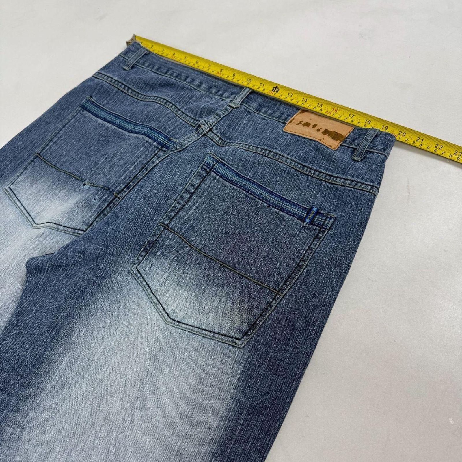 JNCO × Southpole × Vintage Vintage y2k faded stonewash embroidered archive baggy jeans Size US 40 / EU 56 - 5 Thumbnail
