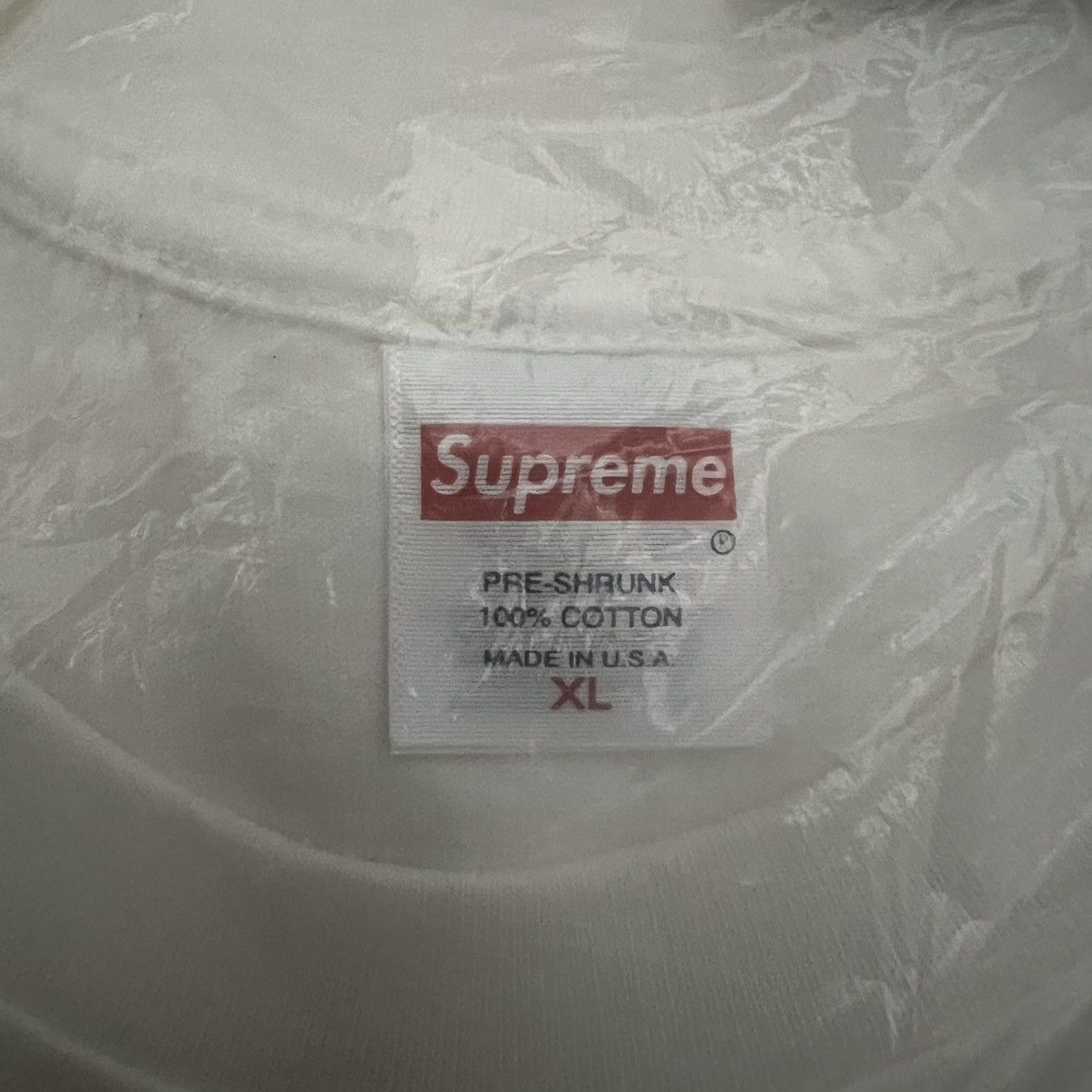 Supreme Supreme American Psycho White Tee Size: XL Size US XL / EU 56 / 4 - 5 Thumbnail