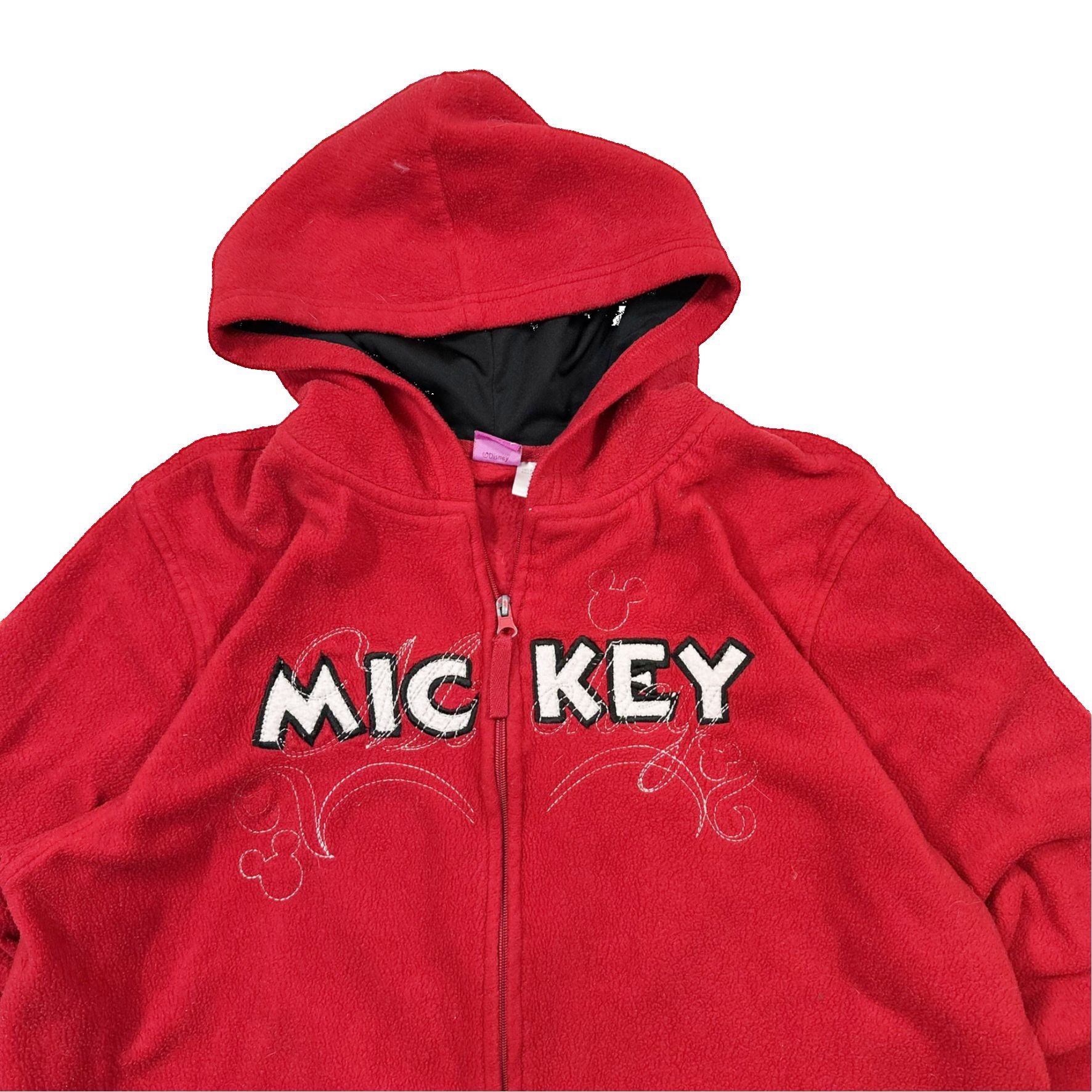 Vintage Vintage 00s Y2K Mickey Mouse Zip Up Fleece Sweater Size US L / EU 52-54 / 3 - 2 Thumbnail