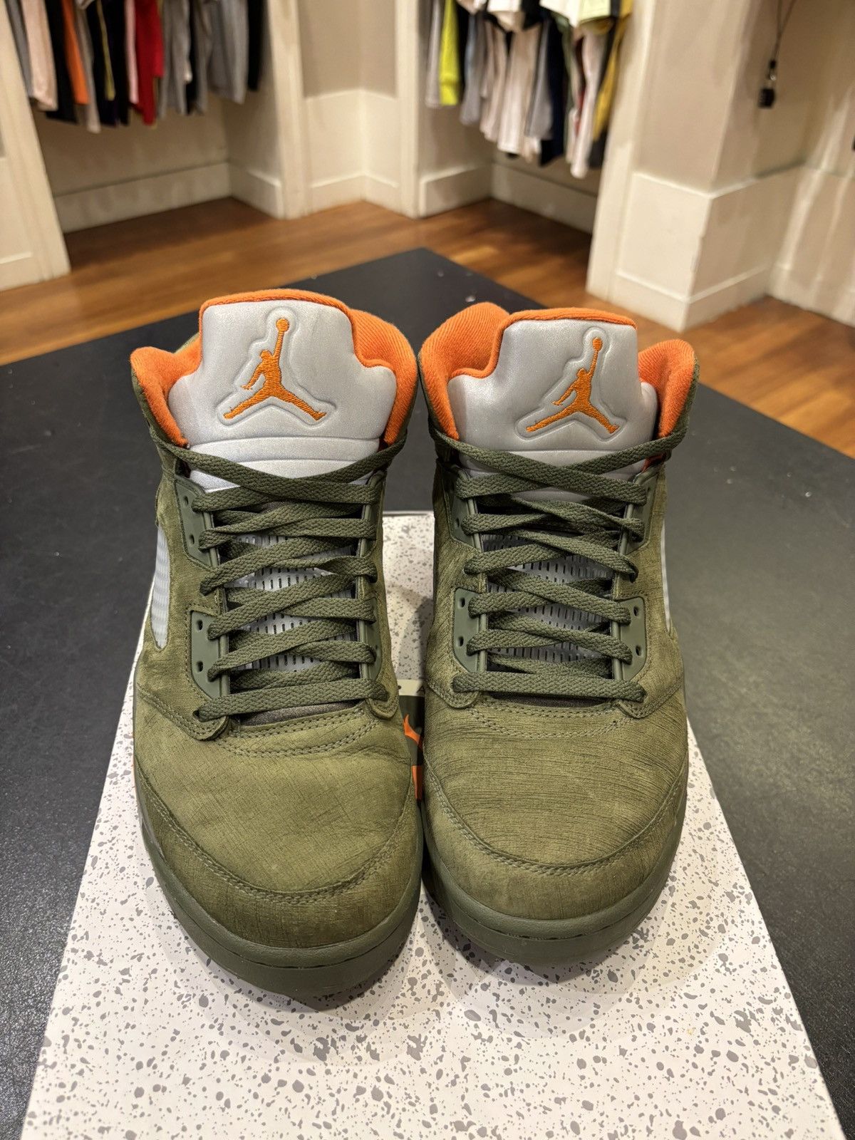Jordan Brand Jordan 5 Retro ‘Olive’ Size US 11.5 / EU 44-45 - 4 Thumbnail