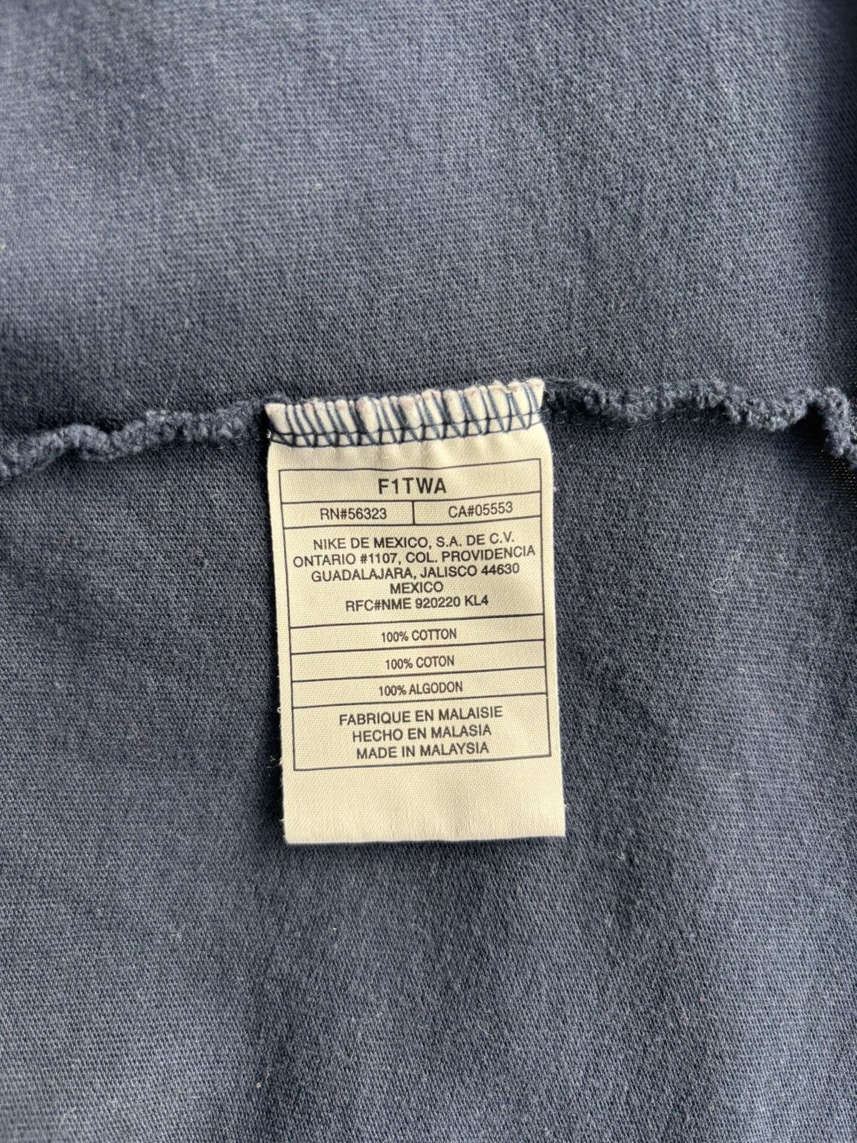 Nike Nike Dark Navy Long Sleeve T-Shirt US L Size US L / EU 52-54 / 3 - 5 Thumbnail