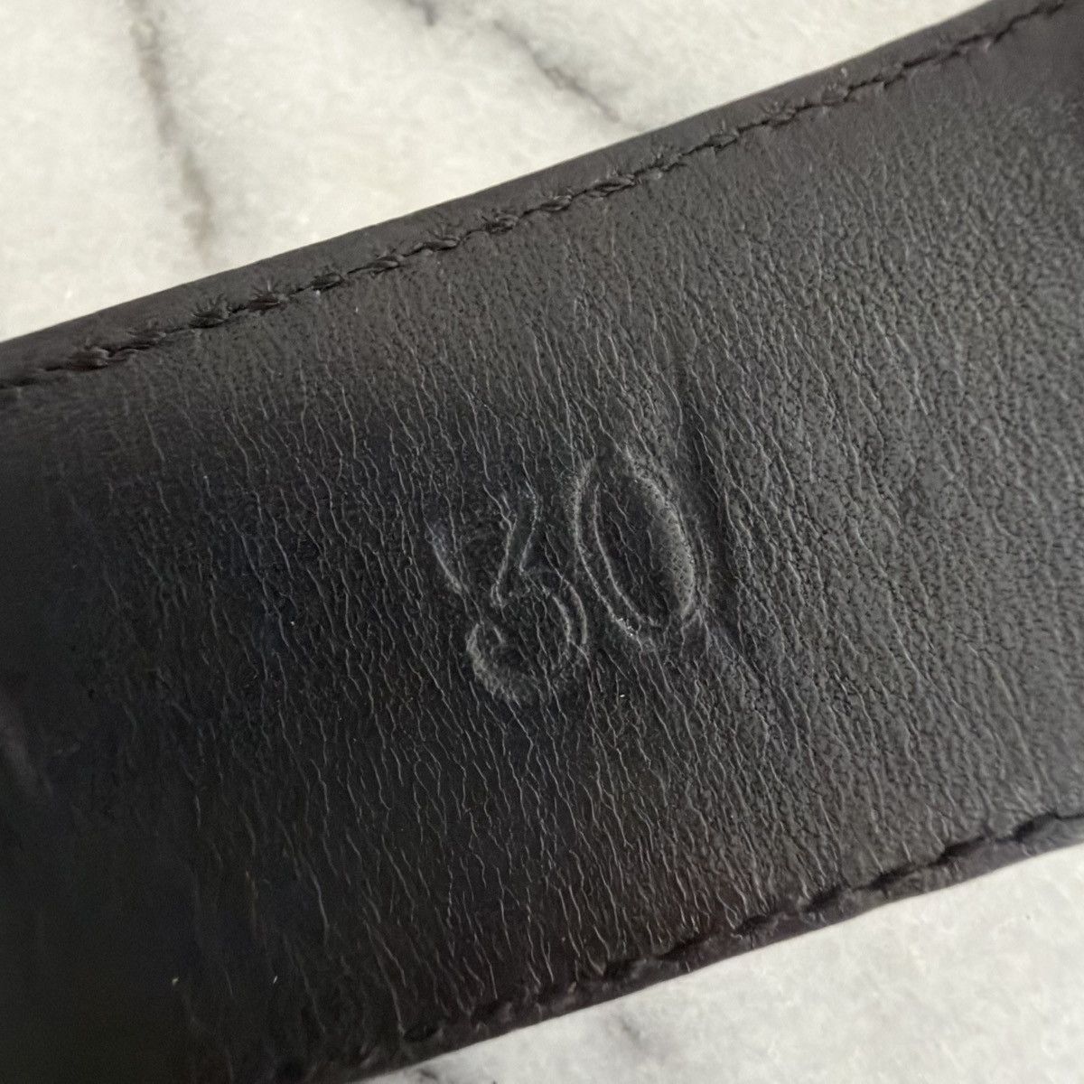Chrome Hearts Chrome Hearts Leather Belt Strap 30” Size 30 - 2 Thumbnail