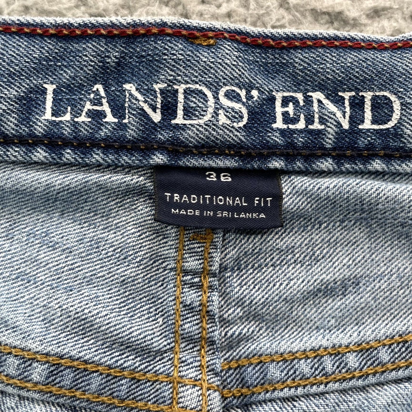 Lands' End Lands End Jeans Mens 36x28* Traditional Fit Y2k Streetwear Workwear Academia 90s Shirt Mens Jeans Size US 36 / EU 52 - 7 Thumbnail