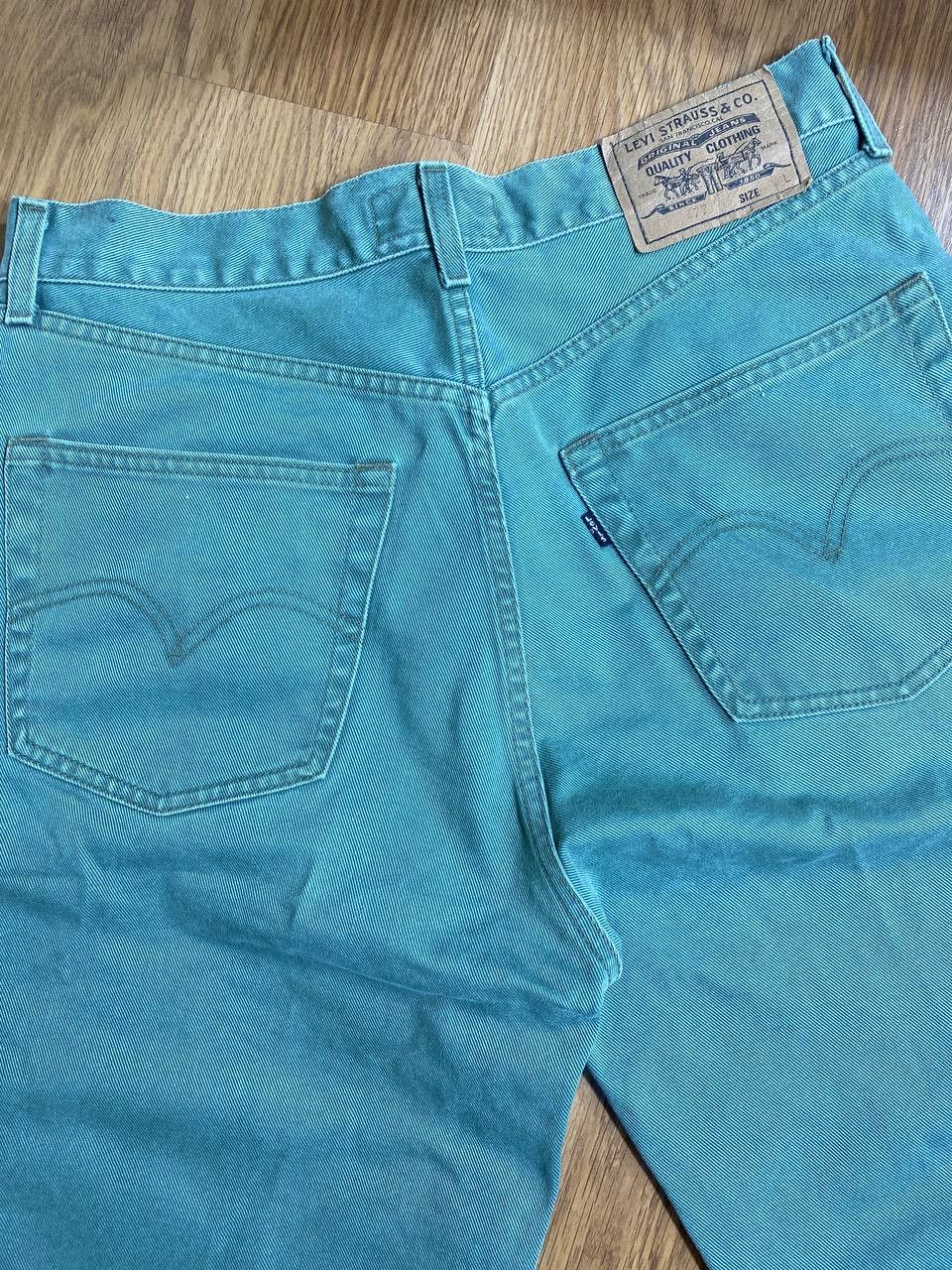 Levi's Vintage Levis 550 Denim Shorts Orange Tab Relaxed Fit Jorts Size US 34 / EU 50 - 7 Thumbnail