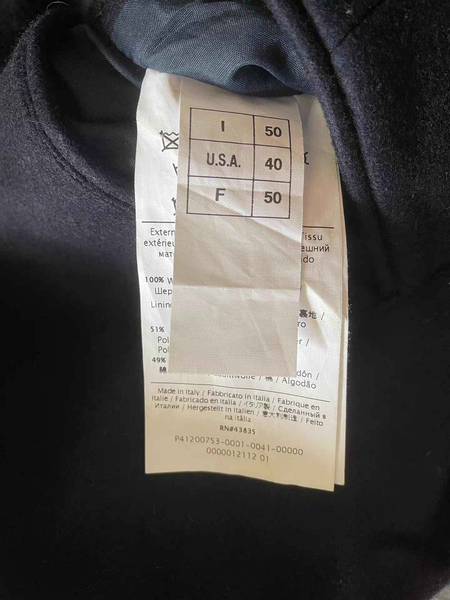 Valentino Valentino wool blazer jacket. Size 50R - 8 Thumbnail