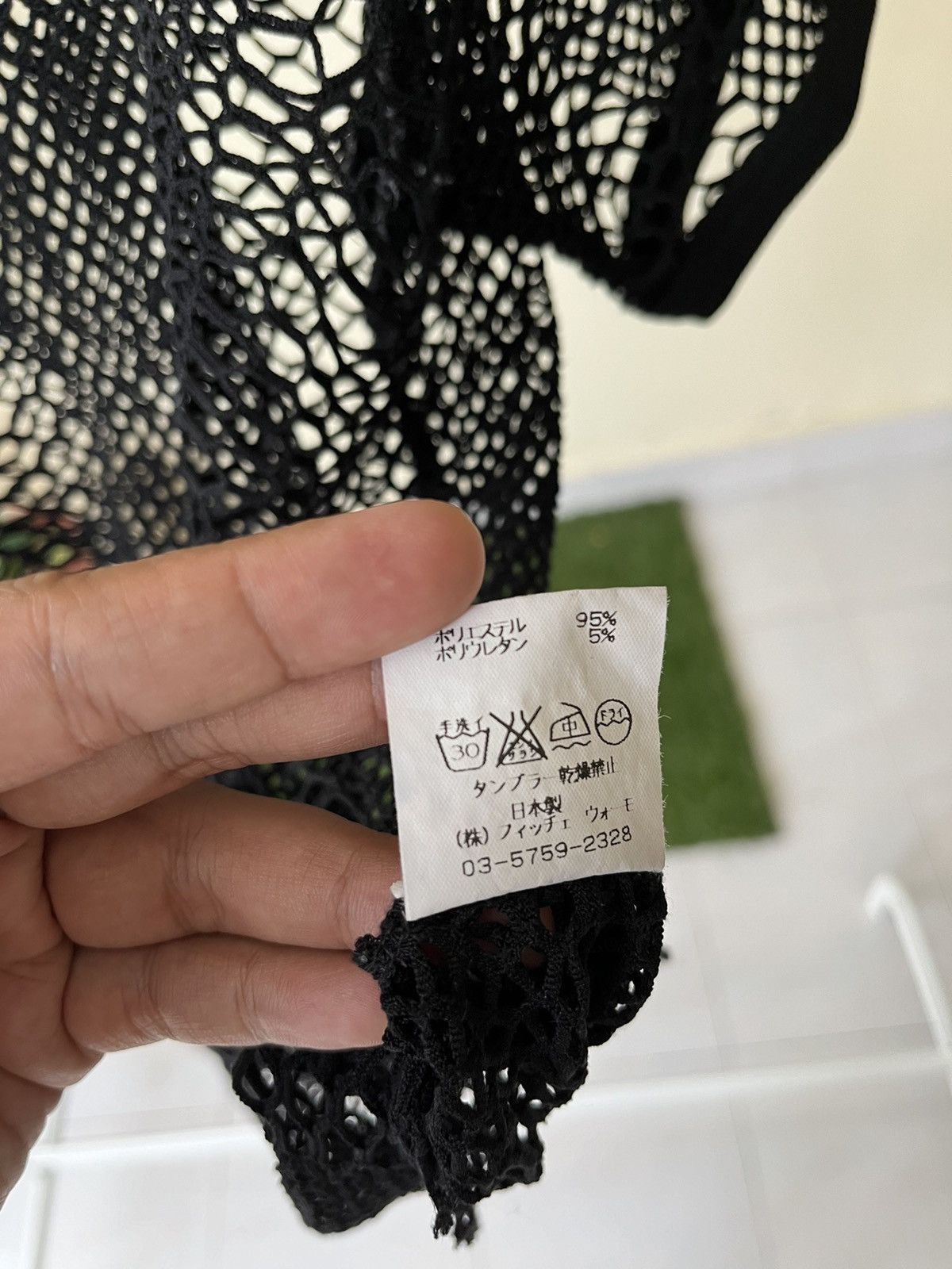 Yoshiyuki Konishi Rare 💥 Yoshiyuki Konishi Mesh Size S / US 4 / IT 40 - 8 Thumbnail