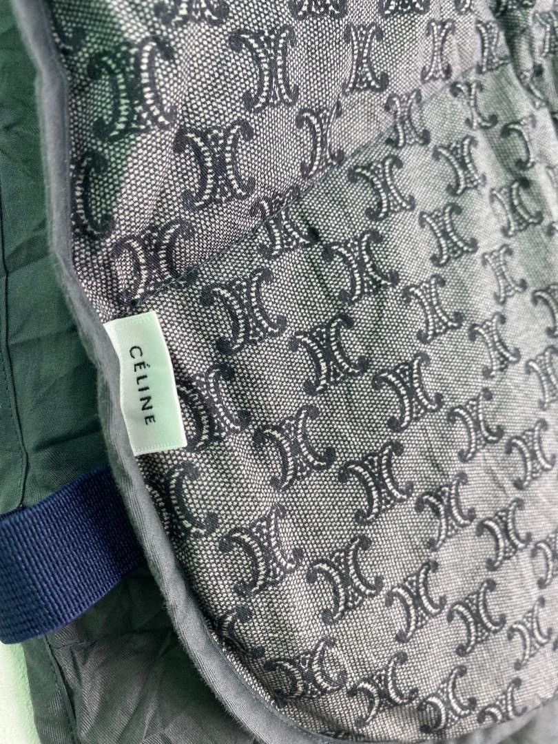 Celine Rare CELINE cape jacket all overprinted monogram logo Size ONE SIZE - 6 Thumbnail