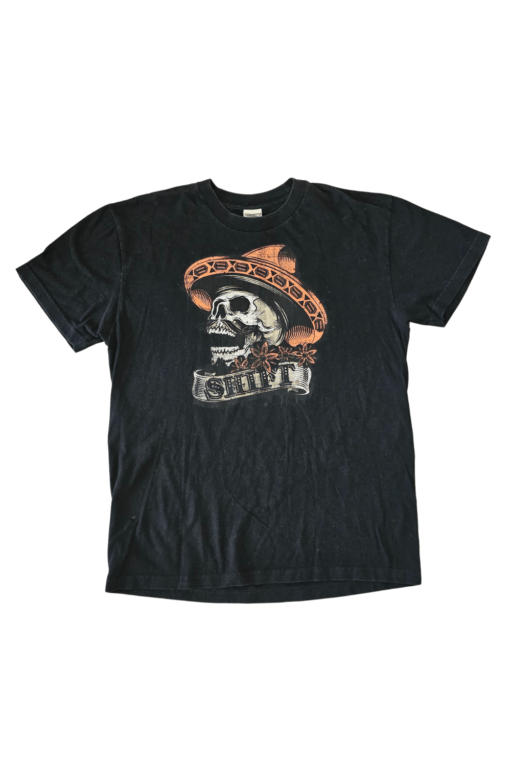 Vintage SHIFT Racing “Sombrero Skull” Tee – Y2K Moto Street – Size L Size US L / EU 52-54 / 3 - 1 Thumbnail