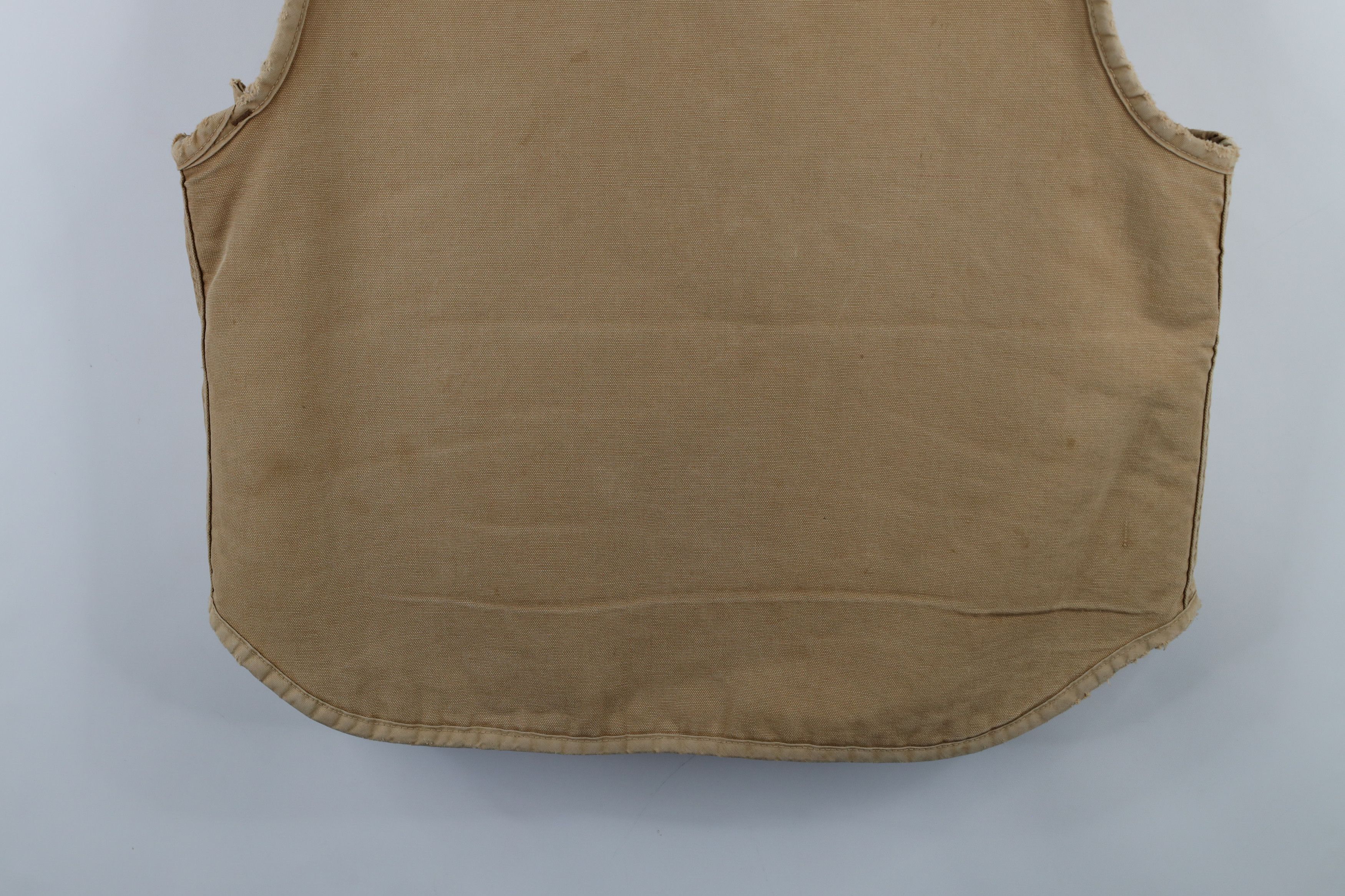 Carhartt Vintage 80s Carhartt Fleece Lined Canvas Vest Jacket USA Size US XL / EU 56 / 4 - 16 Thumbnail