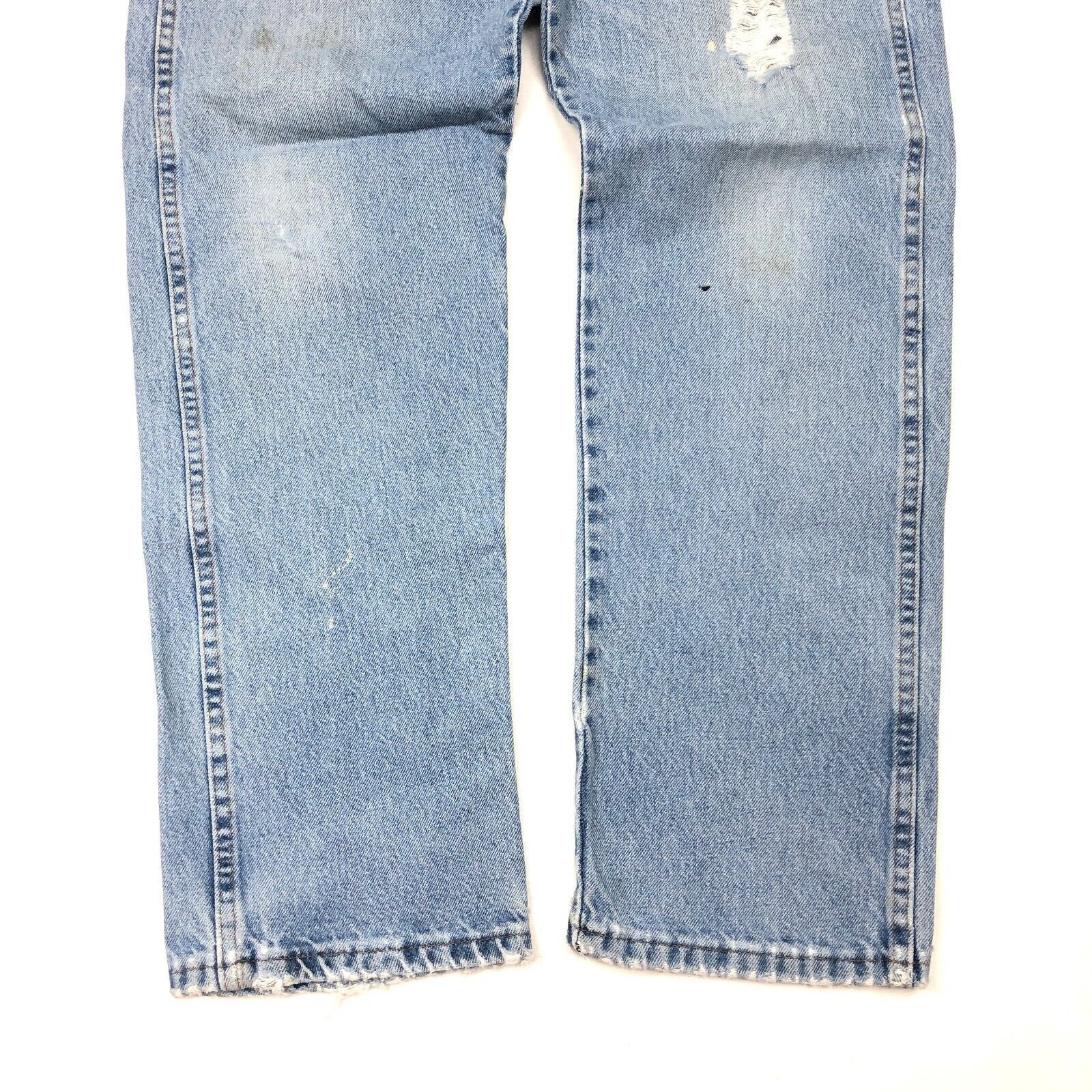 Rustler Rustler Light Wash Distressed Denim Jeans Pants Size 32x30 Size US 32 / EU 48 - 2 Thumbnail