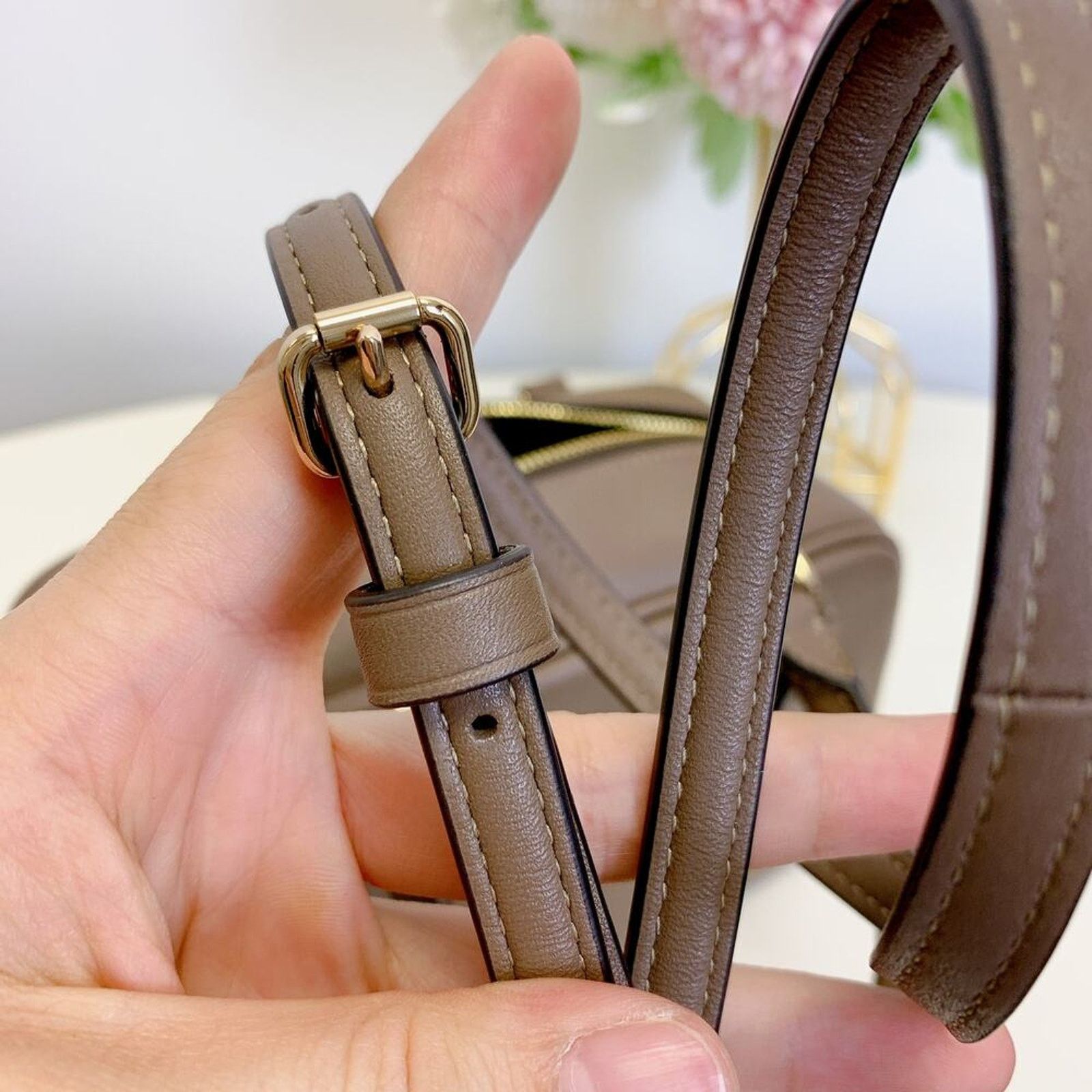 Coach Coach CT776 Satchel Crossbody Bag in Im/Dark Stone Size ONE SIZE - 7 Thumbnail