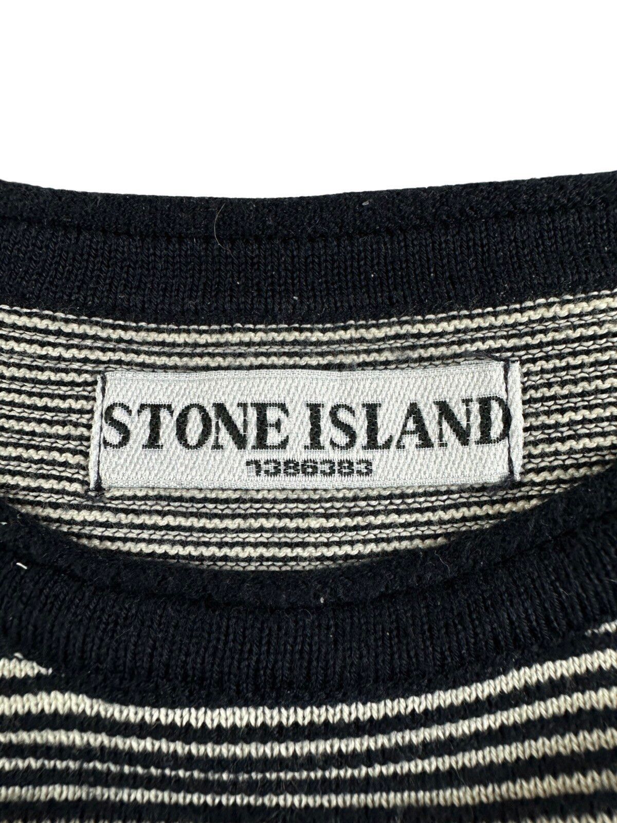 Stone Island Stone island RARE 2009 mesh badge sweatshirt Size US L / EU 52-54 / 3 - 8 Thumbnail