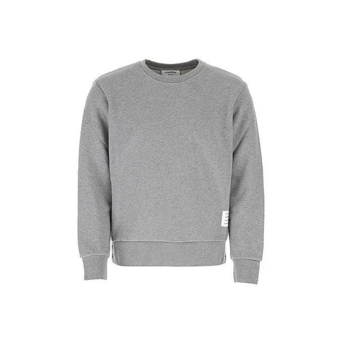 Thom Browne Gray Long Sleeve Sweatshirt for Men