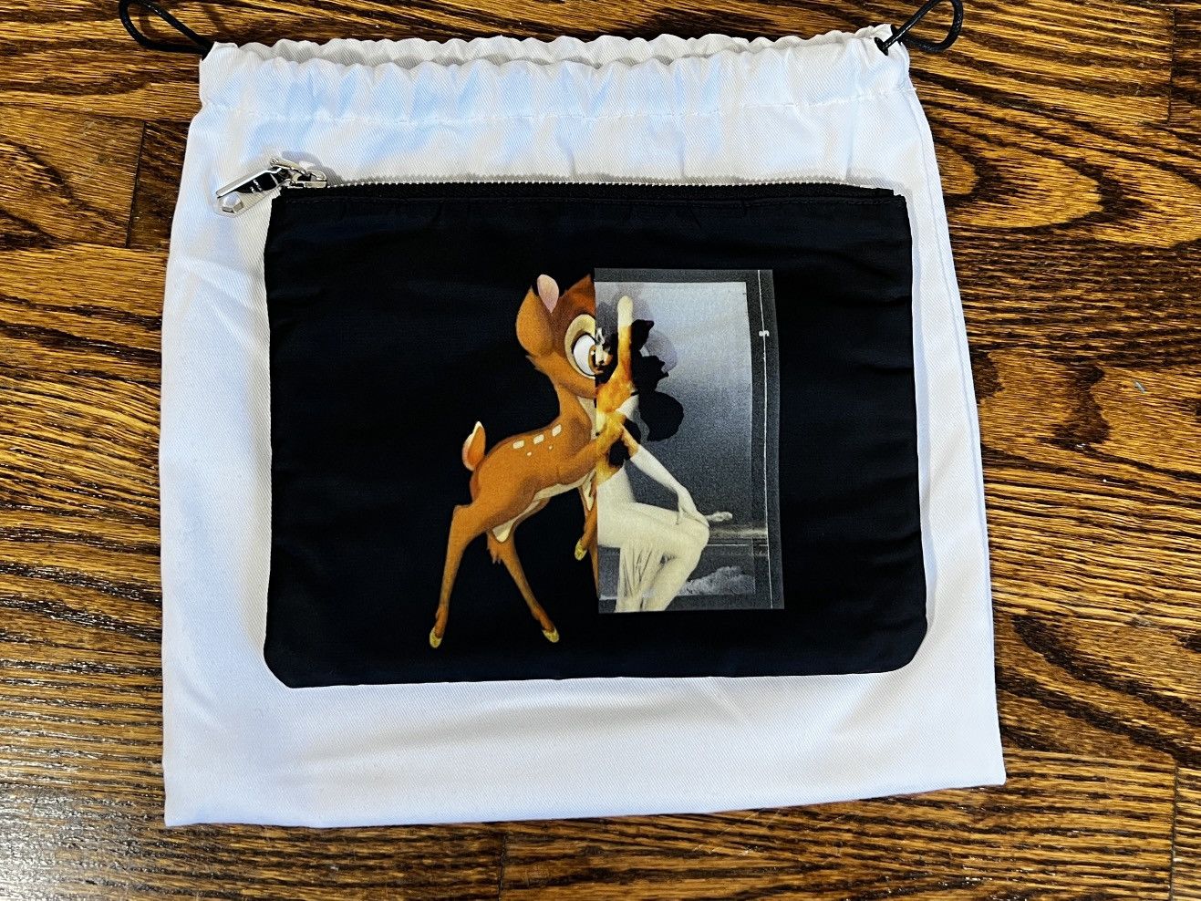 Disney × Givenchy Givenchy Bambi Saffiano Leather Clutch Size ONE SIZE - 1 Thumbnail