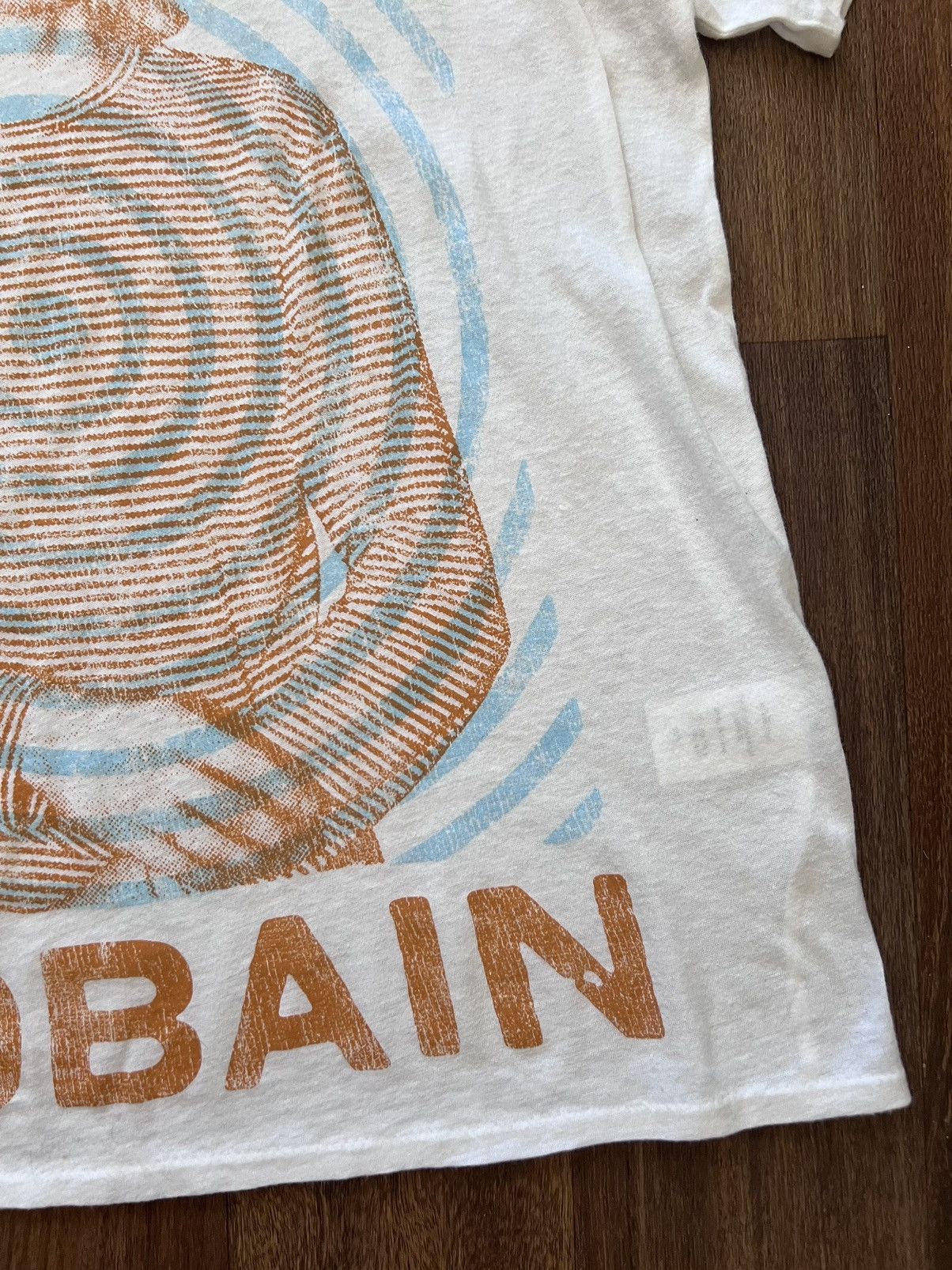 R13 Rare cotton/cashmere single-stitch Cobain tee, L (fits M/L) Size US L / EU 52-54 / 3 - 10 Thumbnail