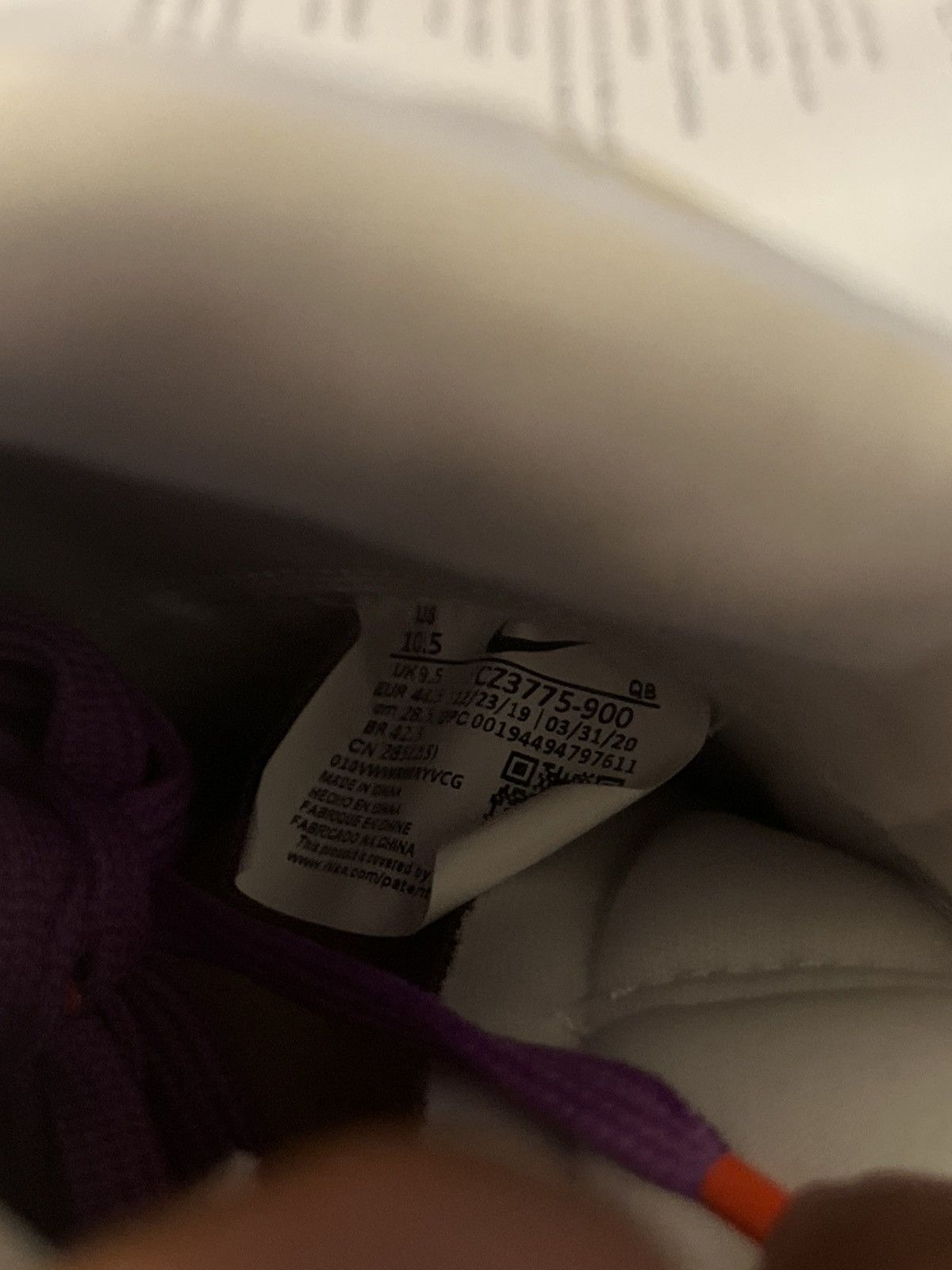 Nike Nike Blazer Ruohan Wang Size US 10.5 / EU 43-44 - 7 Thumbnail