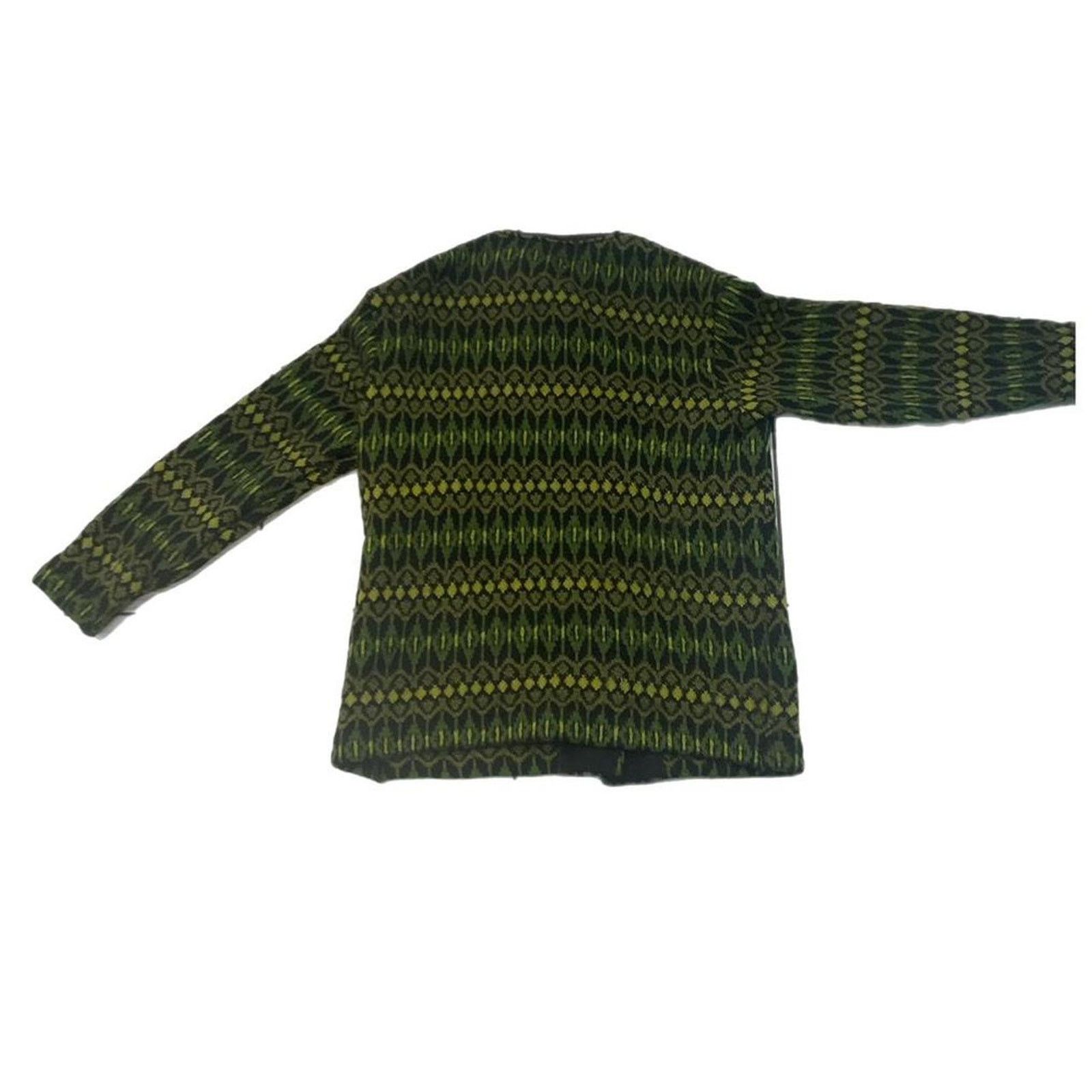 Other Vintage 90s Knitted Vest Cardigan Size L / US 10 / IT 46 - 2 Thumbnail