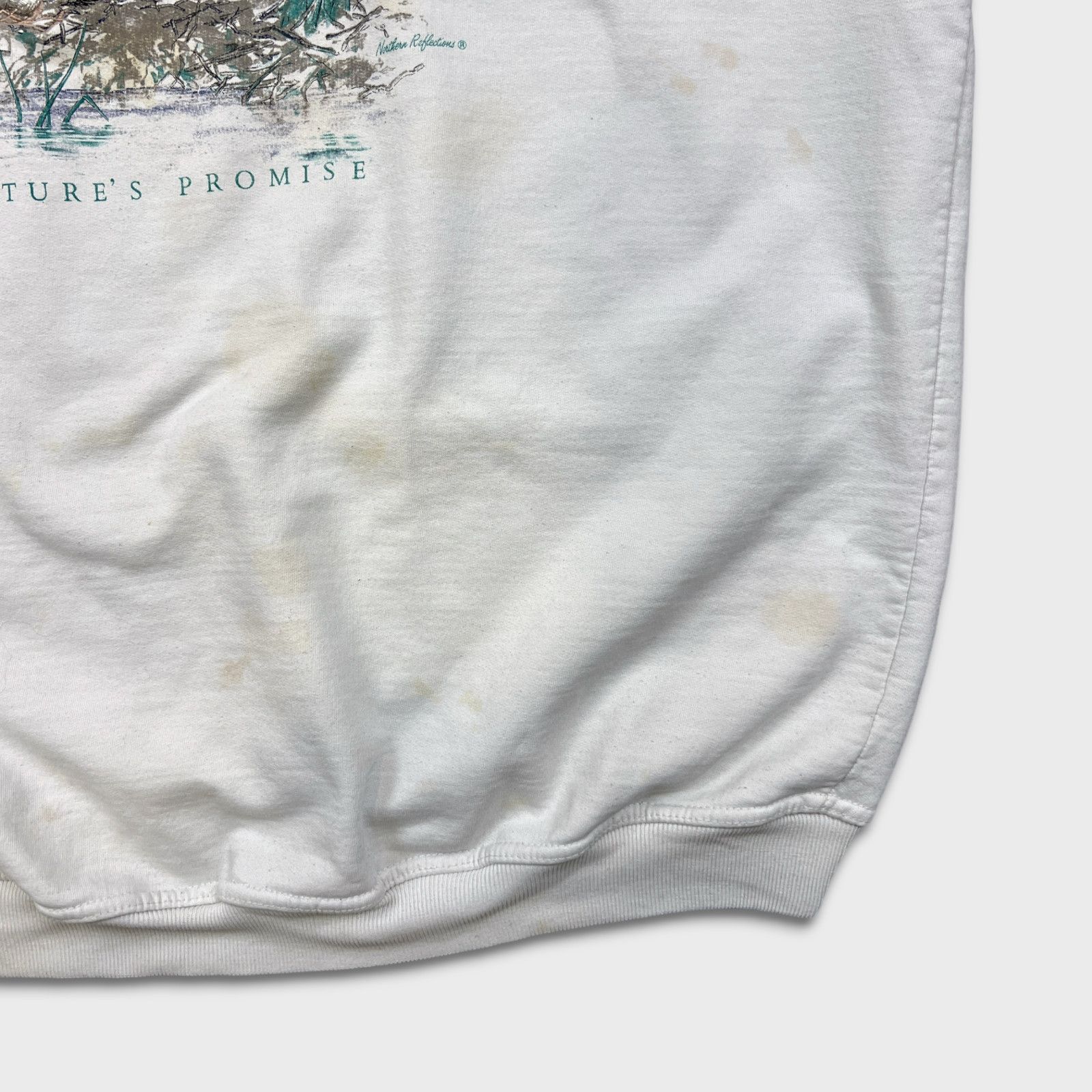 Vintage VTG 90s Northern Reflections Sweatshirt Large Goose Animal Size US L / EU 52-54 / 3 - 6 Thumbnail