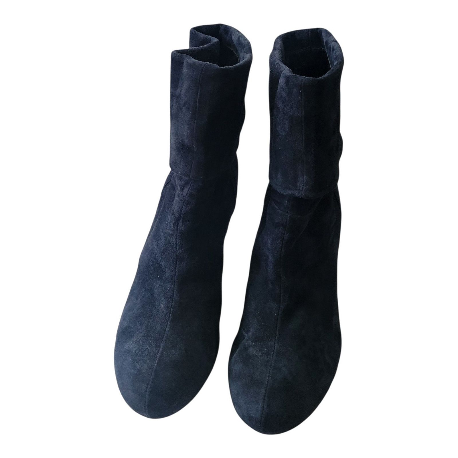 VIC MATI VIC Suede Women Blue Boots Made In Italy Size 40 Size US 9.5 / IT 39.5 - 5 Thumbnail