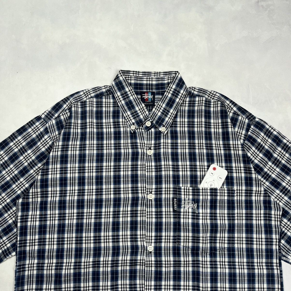 Stussy Vintage Stussy Plaid Button Up Shirt Size US L / EU 52-54 / 3 - 3 Thumbnail